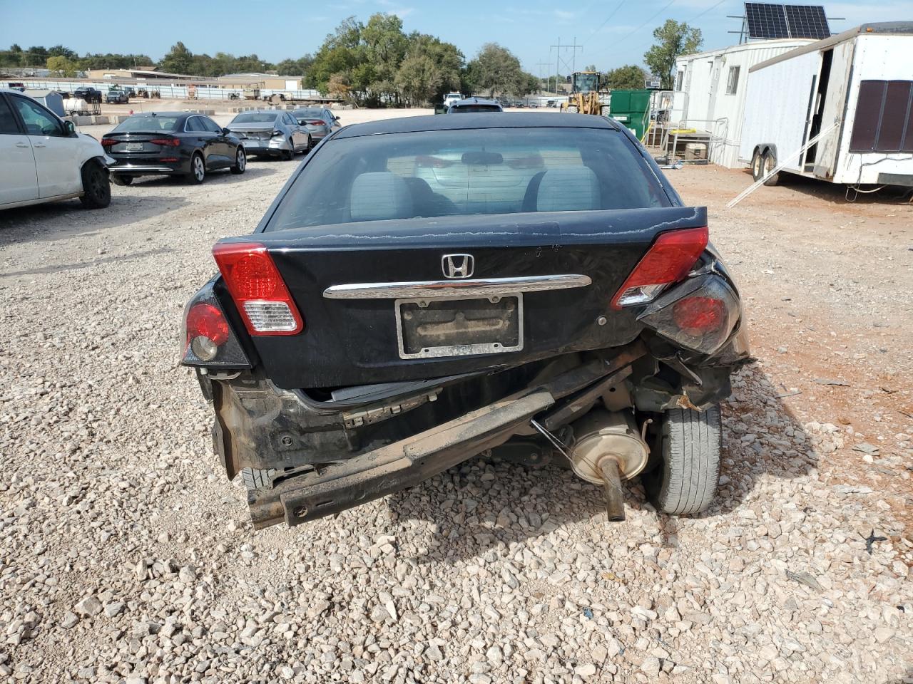 2003 Honda Civic Ex Black vin: 2HGES26743H568768
