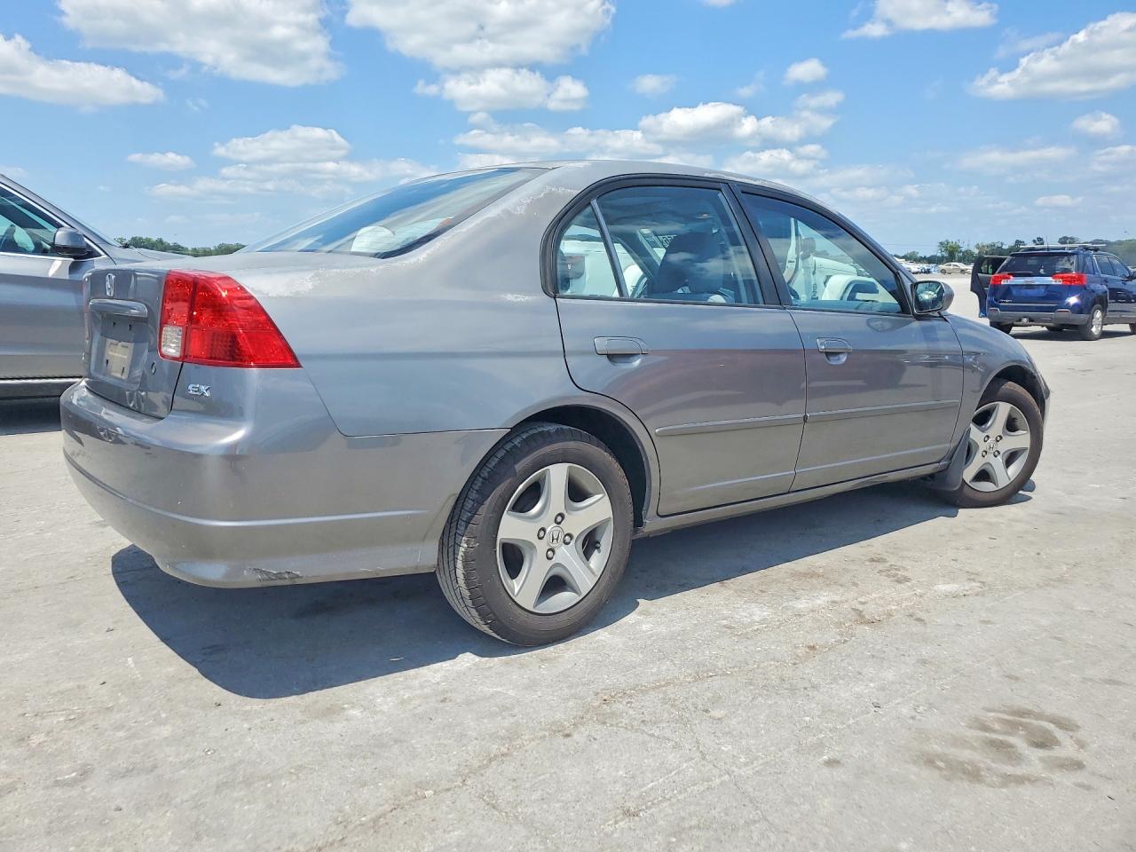 2004 Honda Civic Ex Gray vin: 2HGES26744H550790
