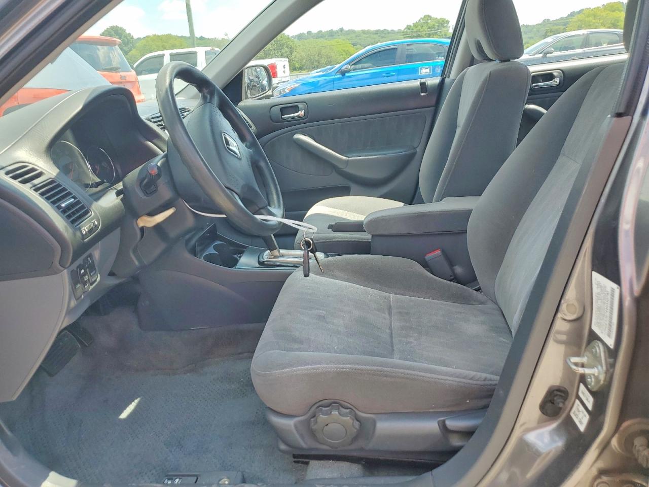 2004 Honda Civic Ex Gray vin: 2HGES26744H550790