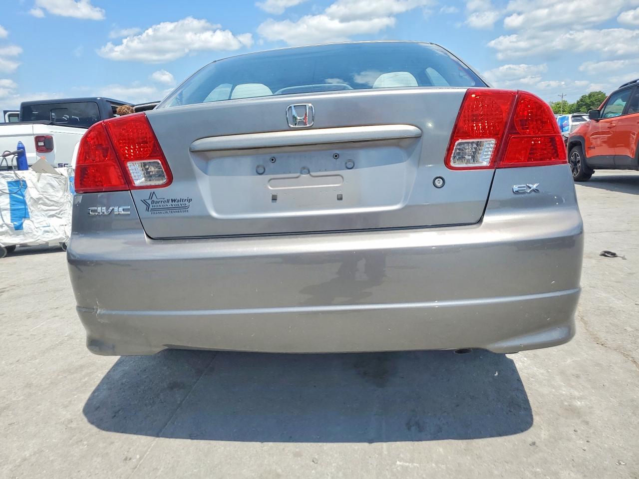 2004 Honda Civic Ex Gray vin: 2HGES26744H550790