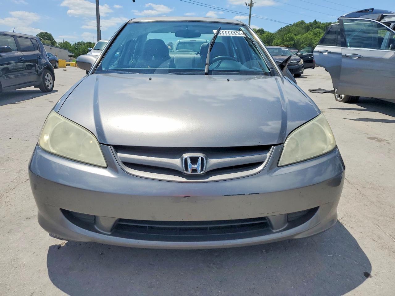 2004 Honda Civic Ex Gray vin: 2HGES26744H550790