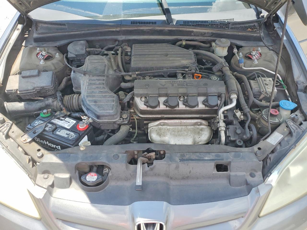 2004 Honda Civic Ex Gray vin: 2HGES26744H550790