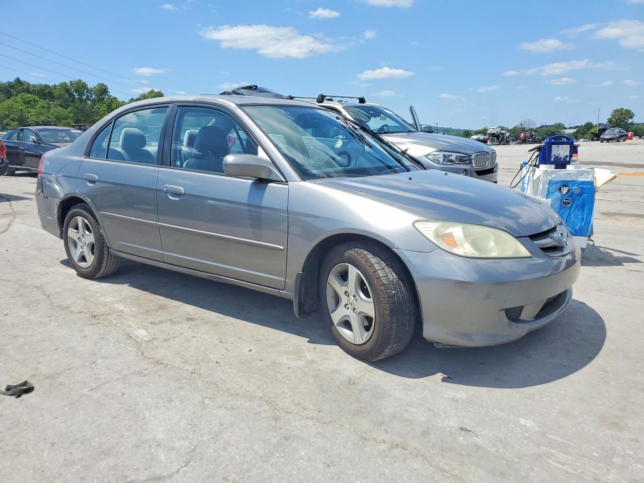 2004 Honda Civic Ex Gray vin: 2HGES26744H550790
