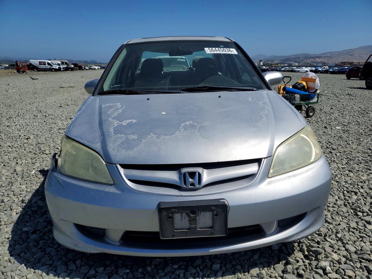2004 Hond Civic Silver vin: 2HGES26744H561207