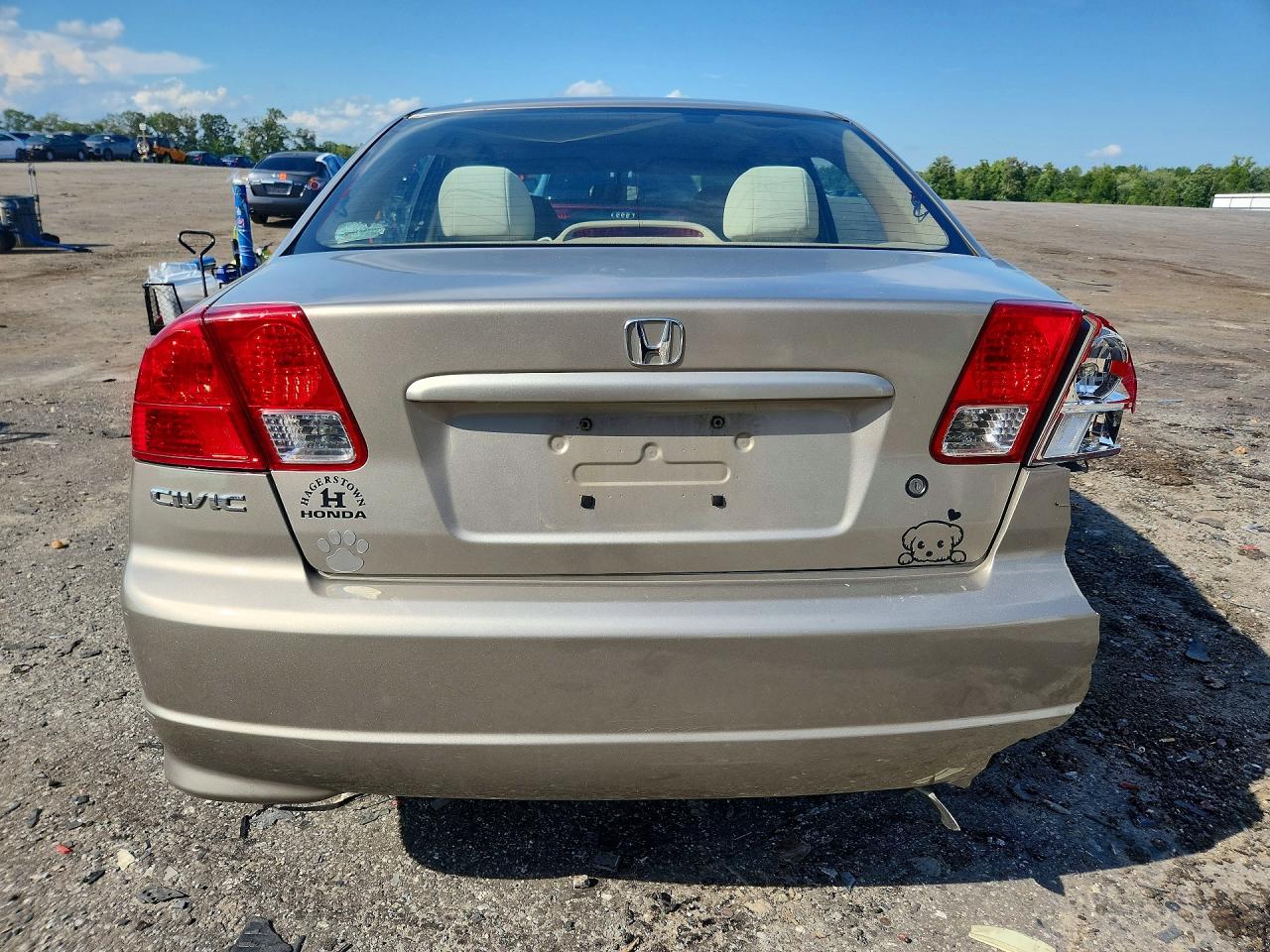 2004 Honda Civic Ex Gold vin: 2HGES26744H644362