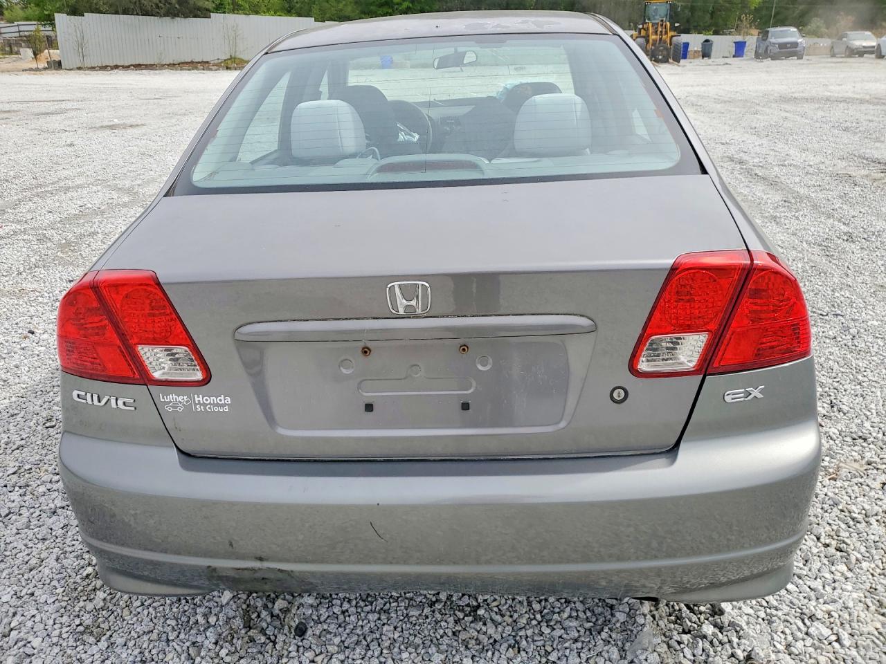 2004 Honda Civic Ex Gray vin: 2HGES26754H527308