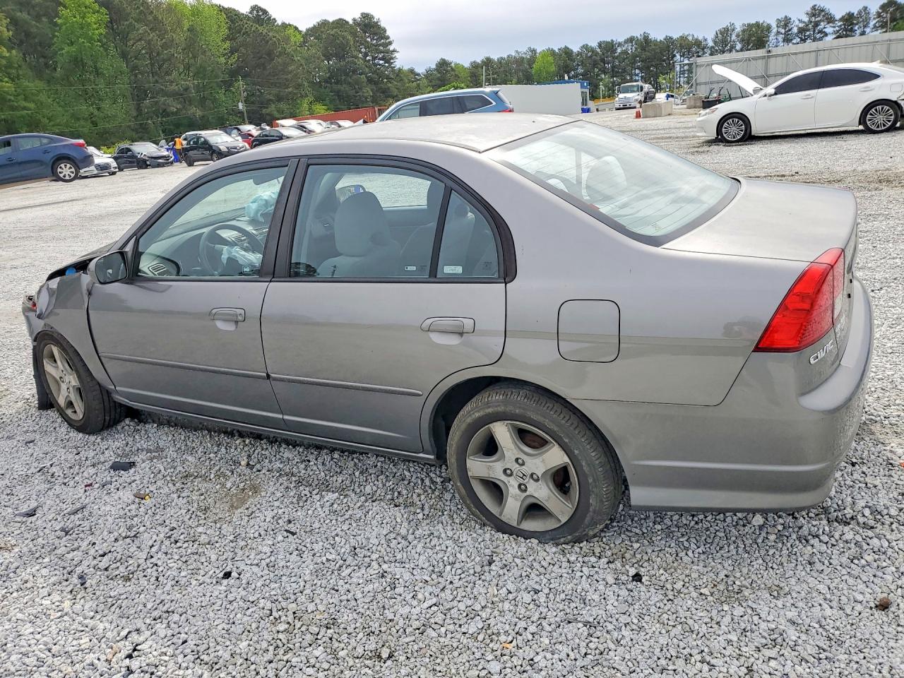 2004 Honda Civic Ex Gray vin: 2HGES26754H527308