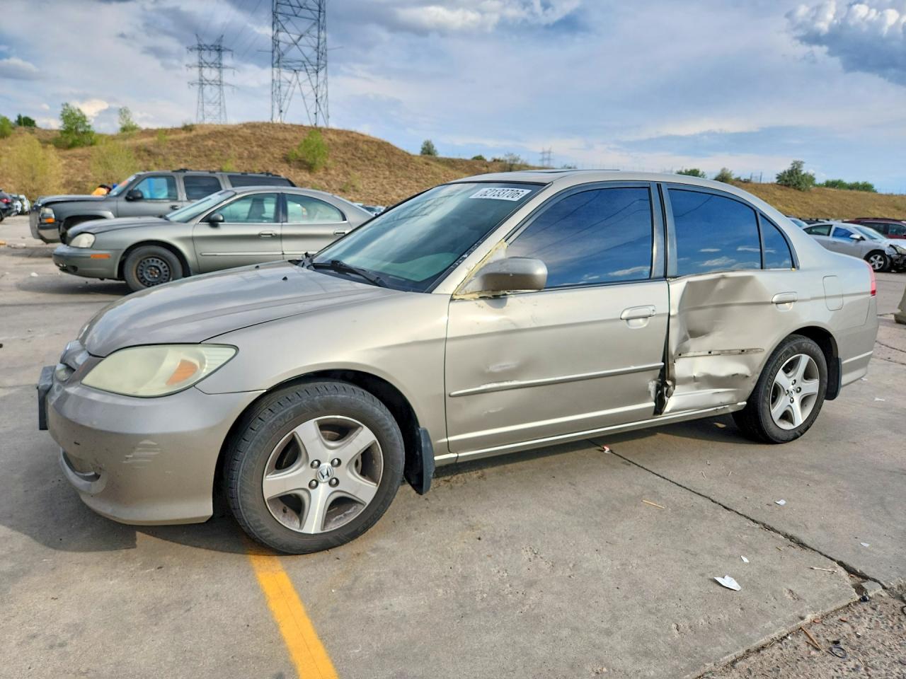 2004 Honda Civic Ex Gold vin: 2HGES26754H561121