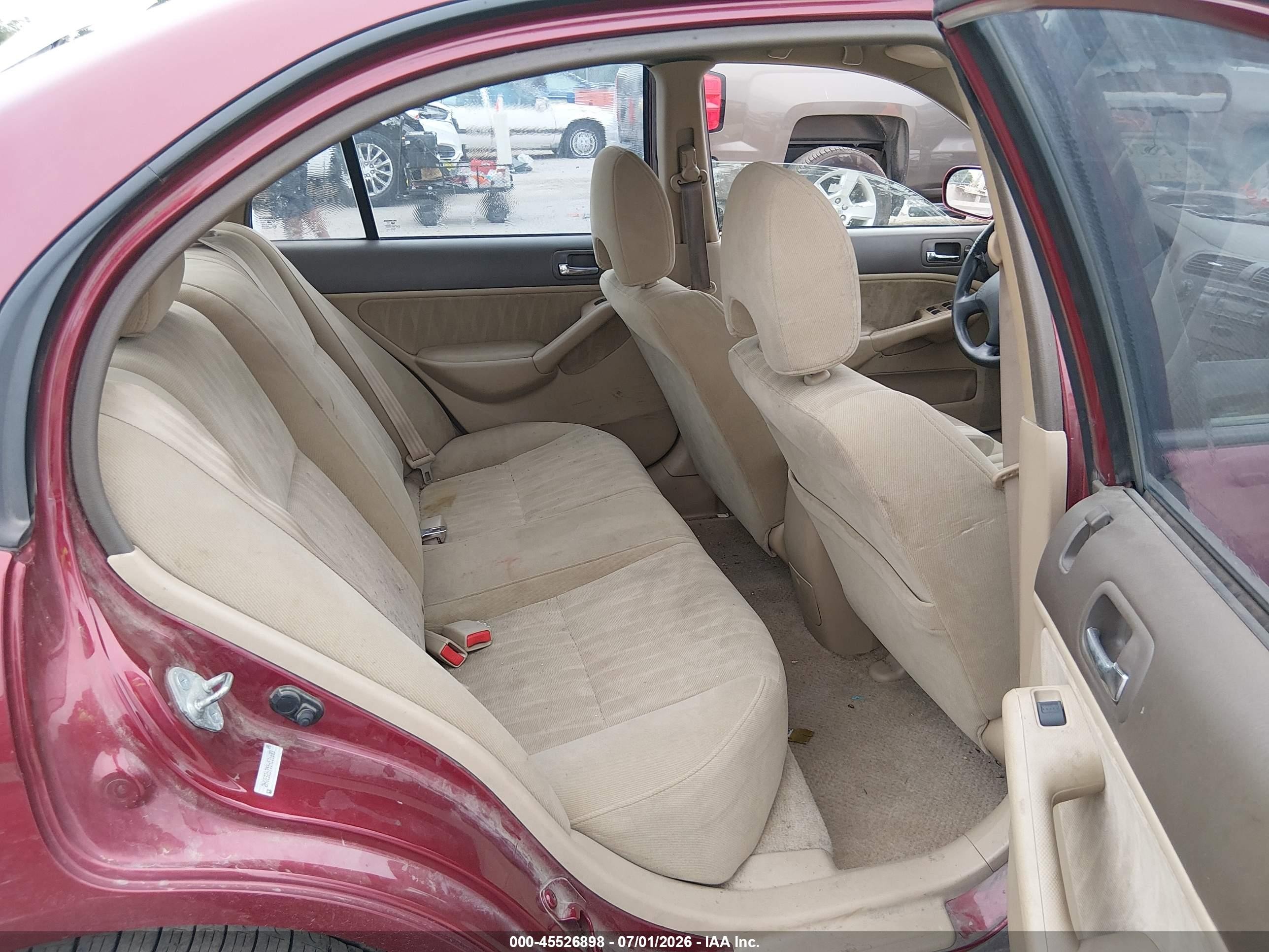 2005 Honda Civic Ex Red vin: 2HGES26755H531683