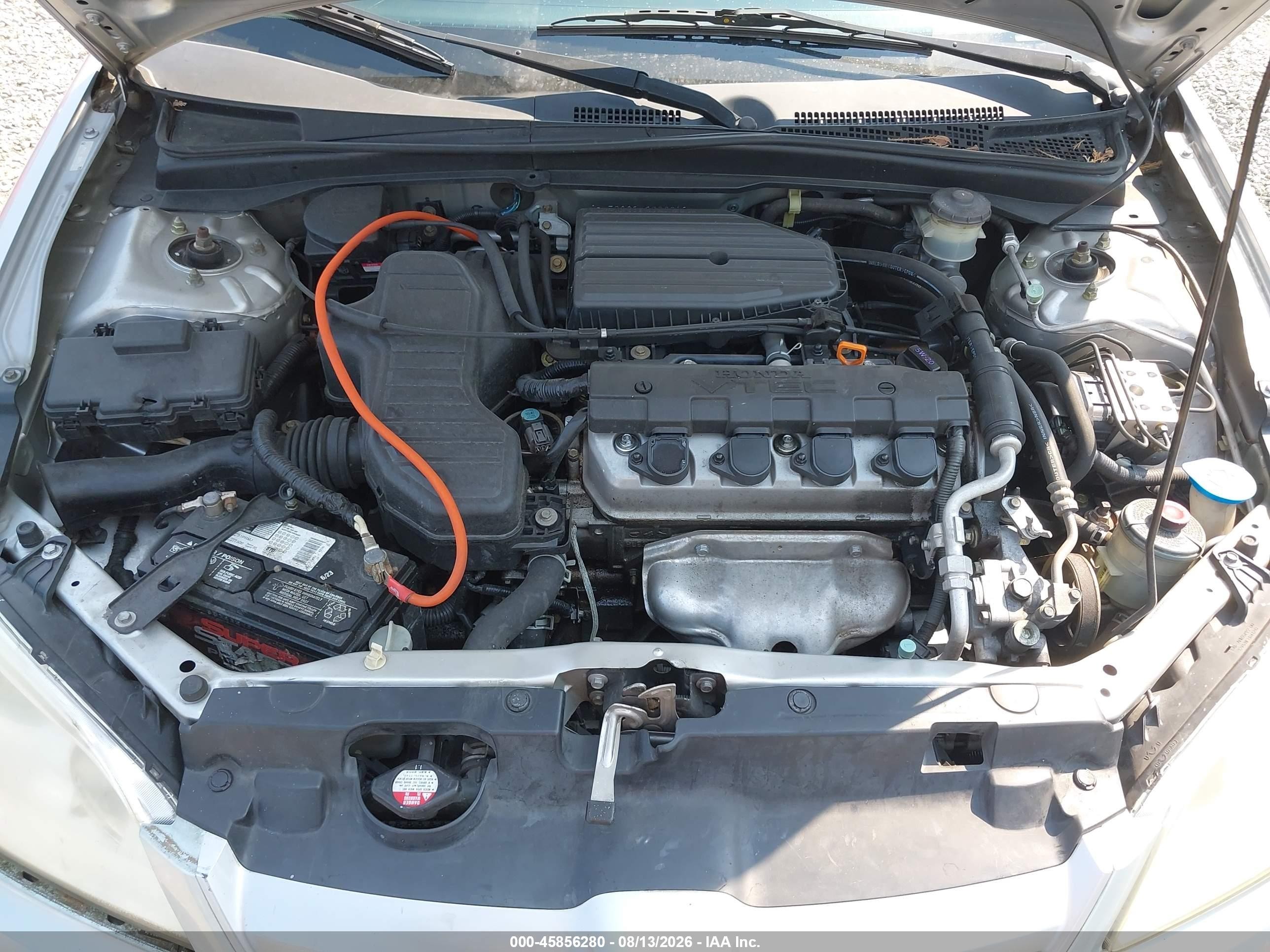 2005 Honda Civic Ex Серебряный vin: 2HGES26755H552369