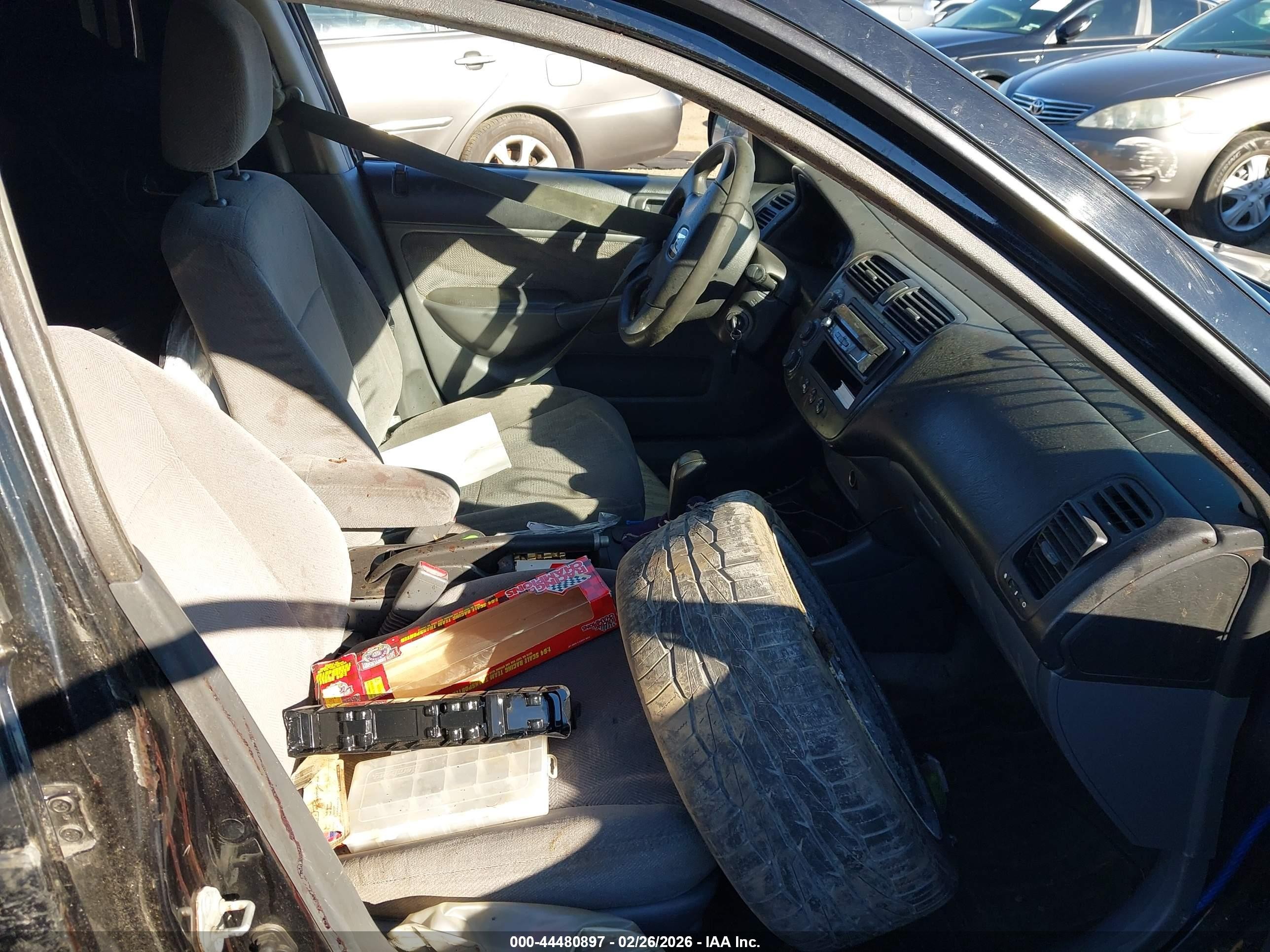 2002 Honda Civic Ex Black vin: 2HGES26762H570133