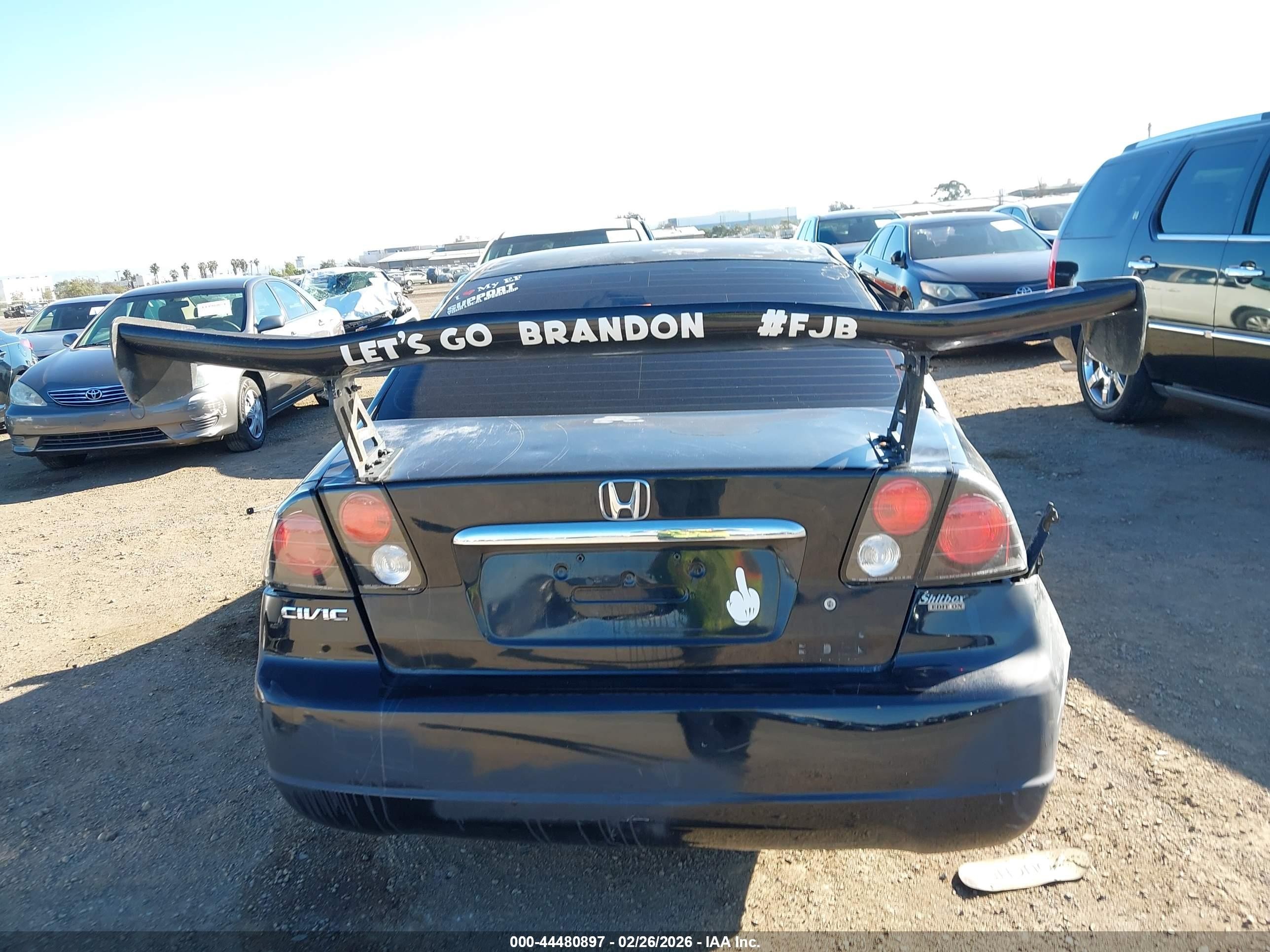 2002 Honda Civic Ex Black vin: 2HGES26762H570133