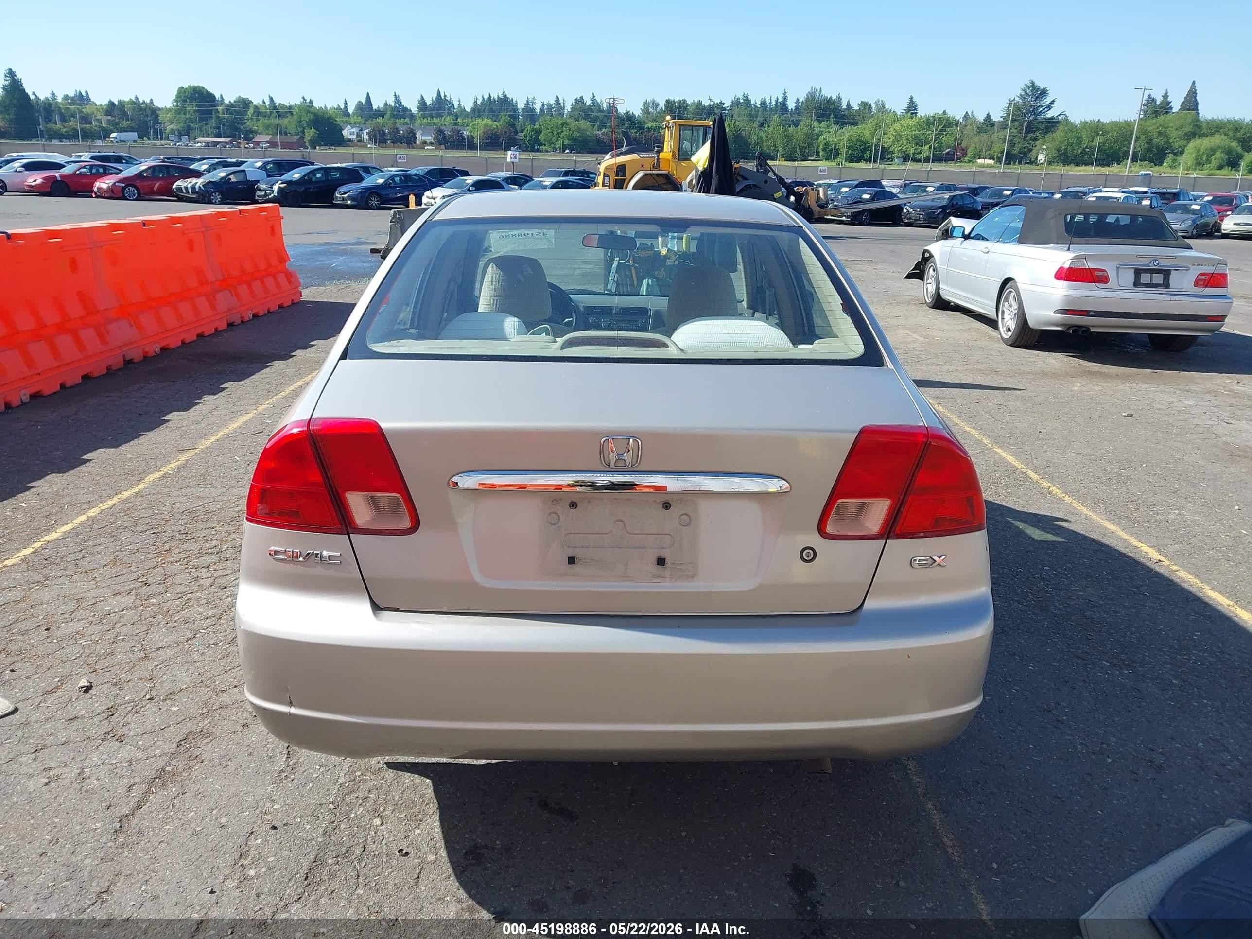 2002 Honda Civic Ex Gold vin: 2HGES26762H582184
