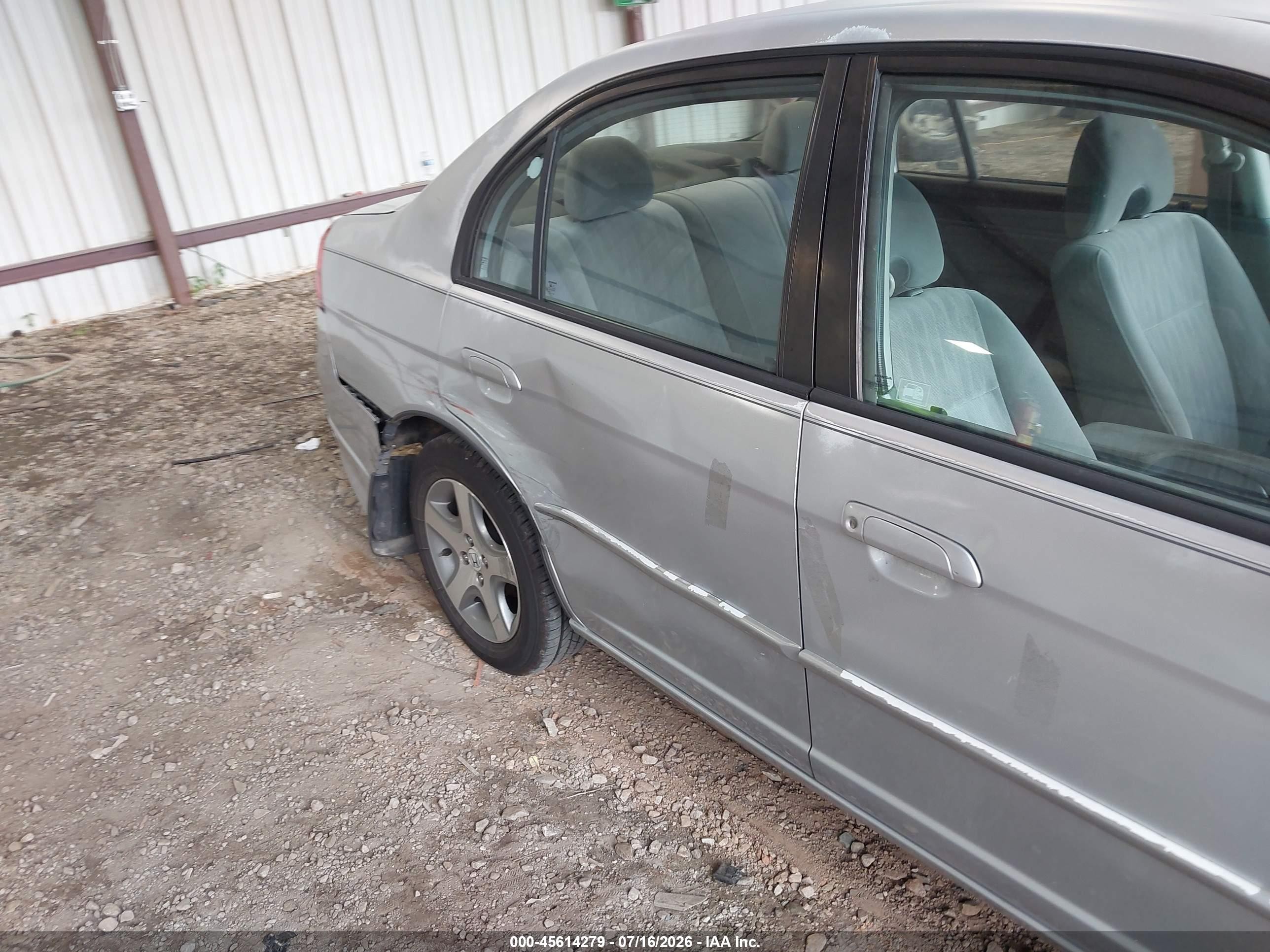 2004 Honda Civic Ex Silver vin: 2HGES26764H606437