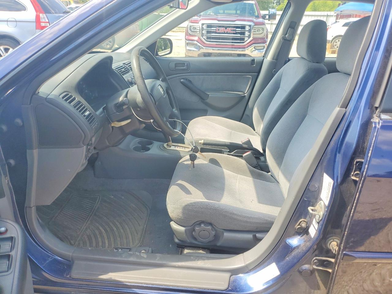 2001 Honda Civic Ex Blue vin: 2HGES26771H594844