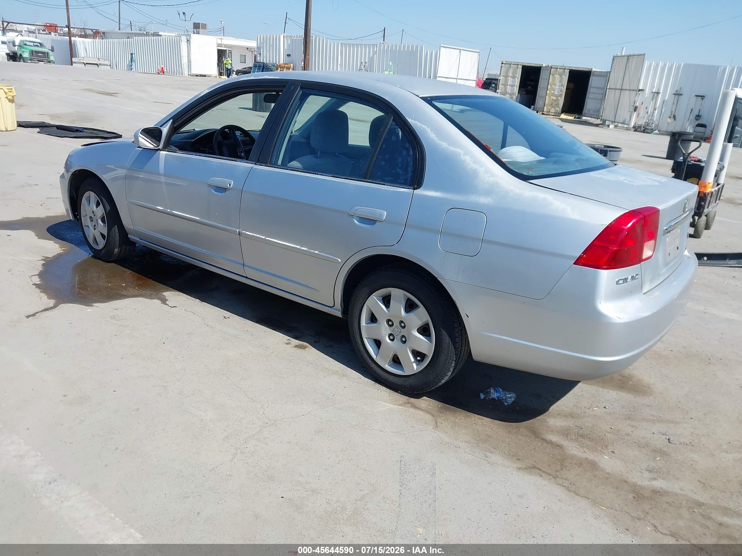 2001 Honda Civic Ex Silver vin: 2HGES26771H598957