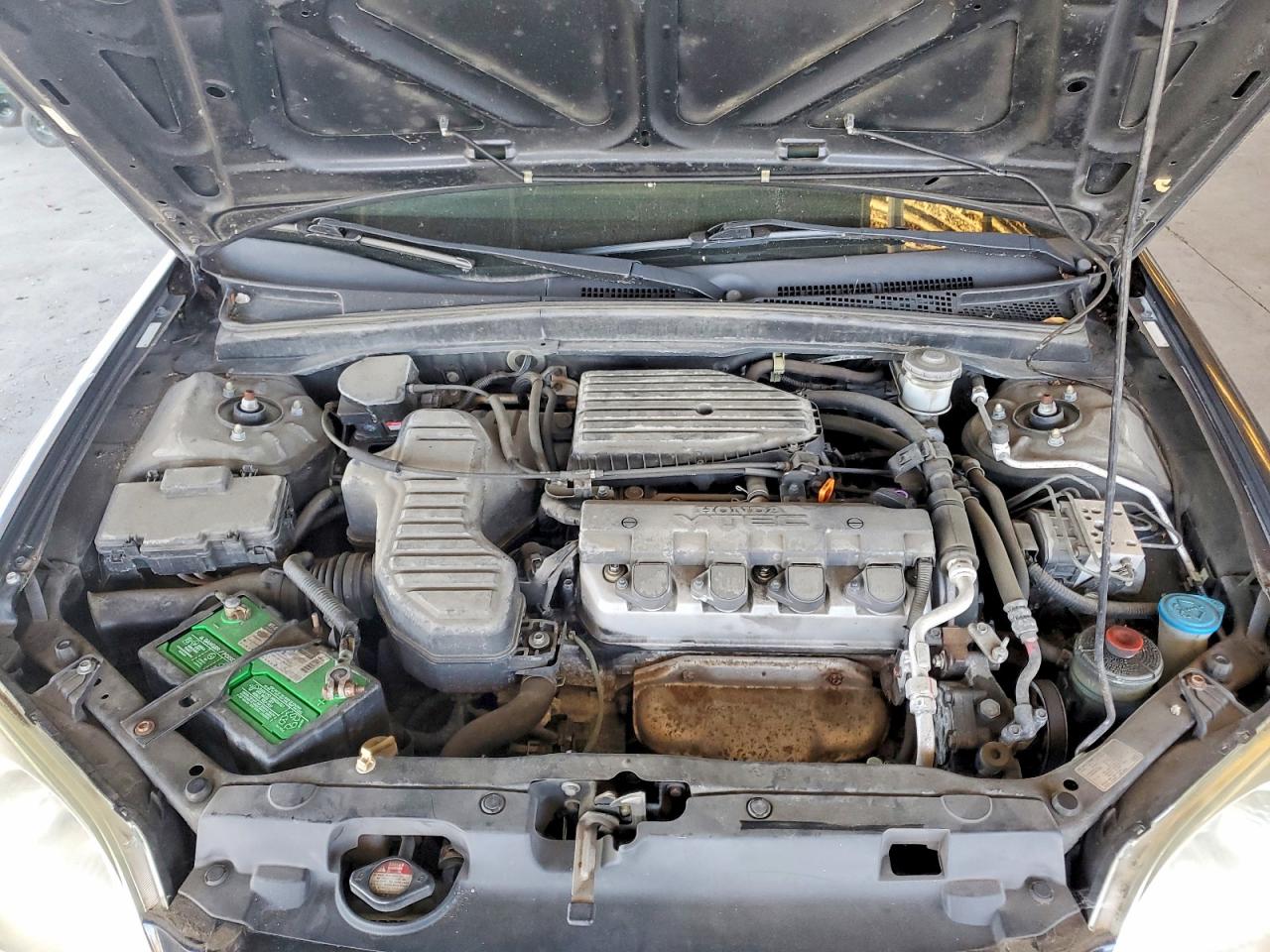2001 Honda Civic Ex Черный vin: 2HGES26771H604417