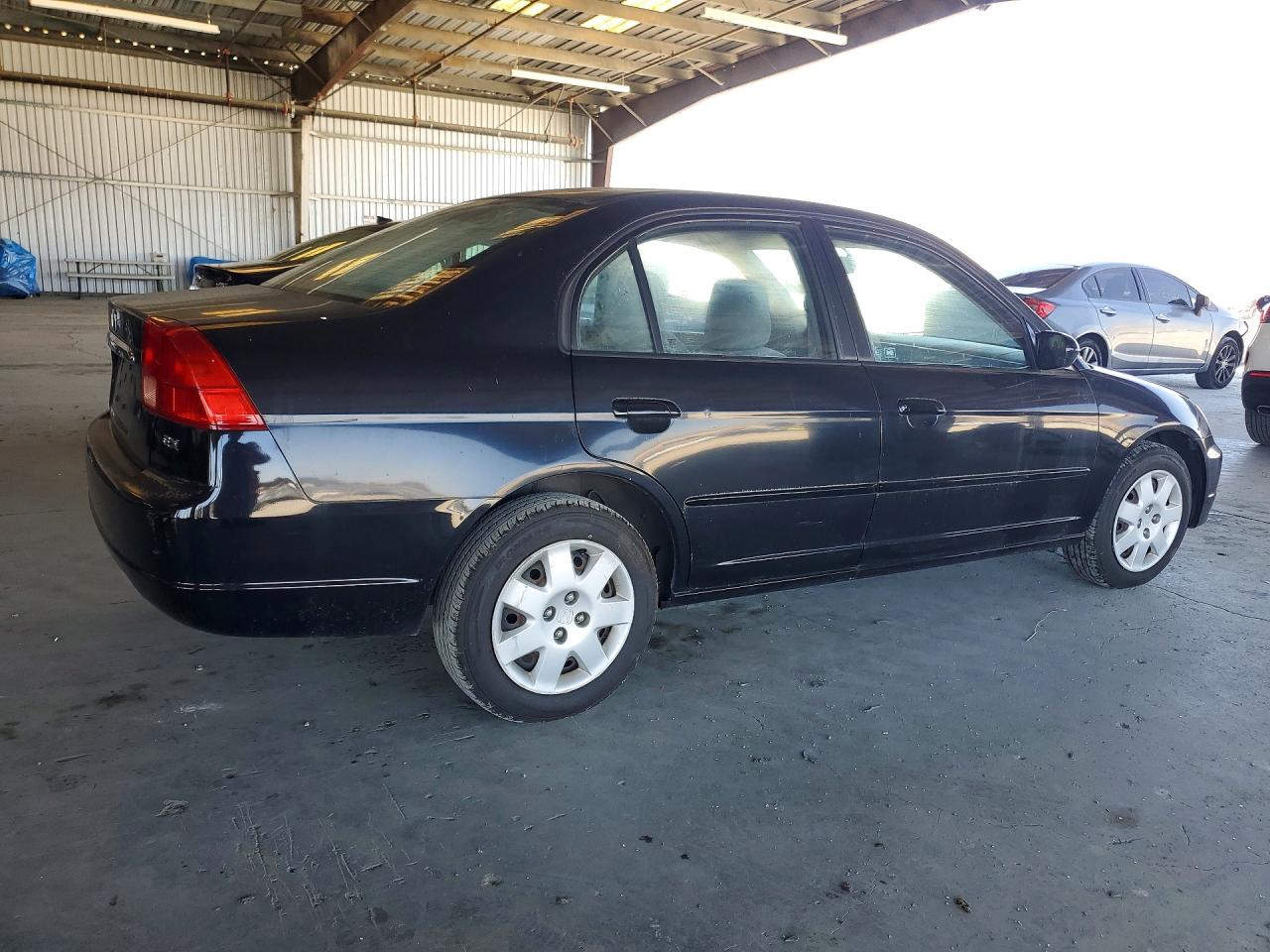 2001 Honda Civic Ex Черный vin: 2HGES26771H604417