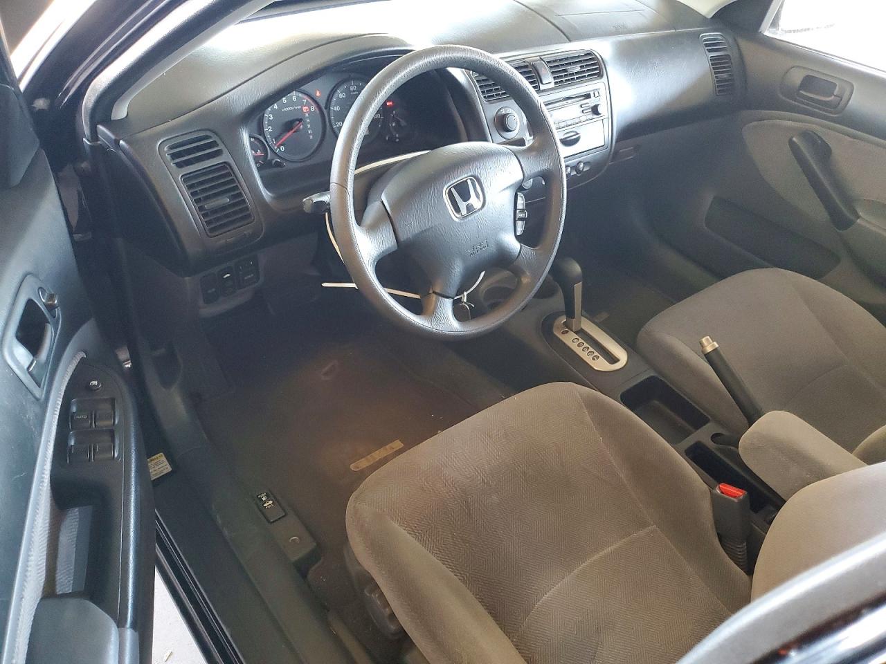 2001 Honda Civic Ex Черный vin: 2HGES26771H604417