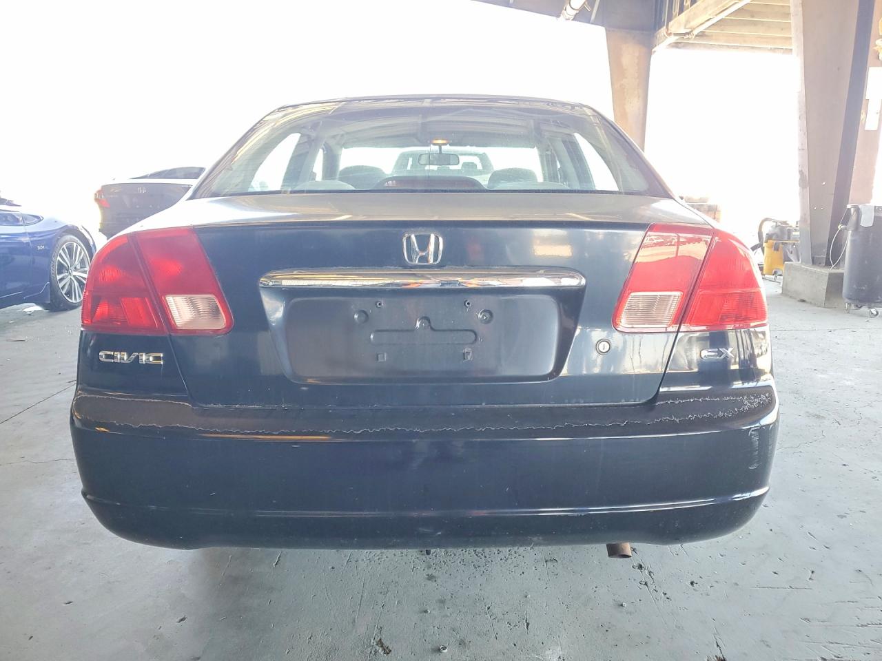 2001 Honda Civic Ex Черный vin: 2HGES26771H604417