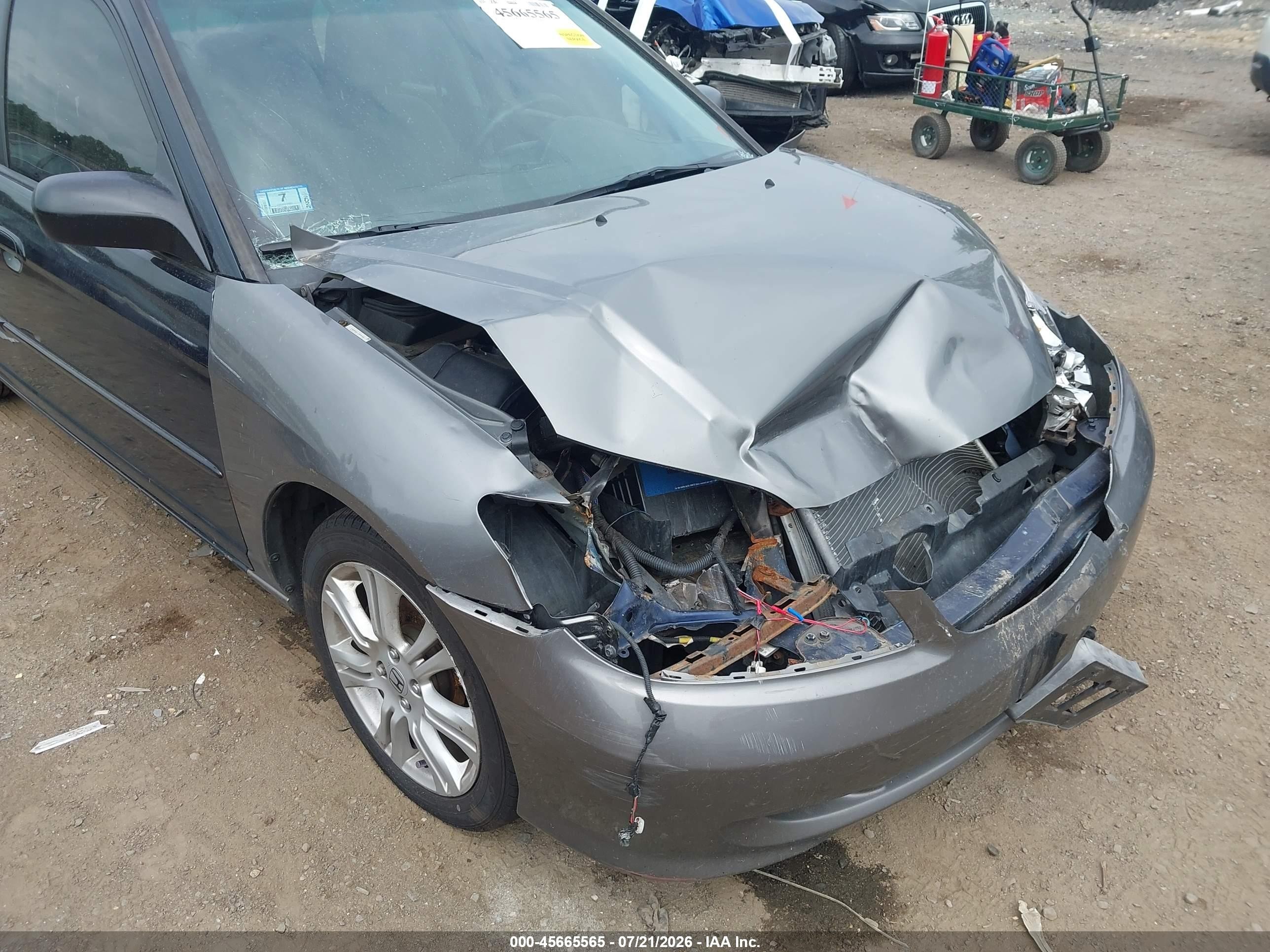 2001 Honda Civic Ex Dark Blue vin: 2HGES26771H608032