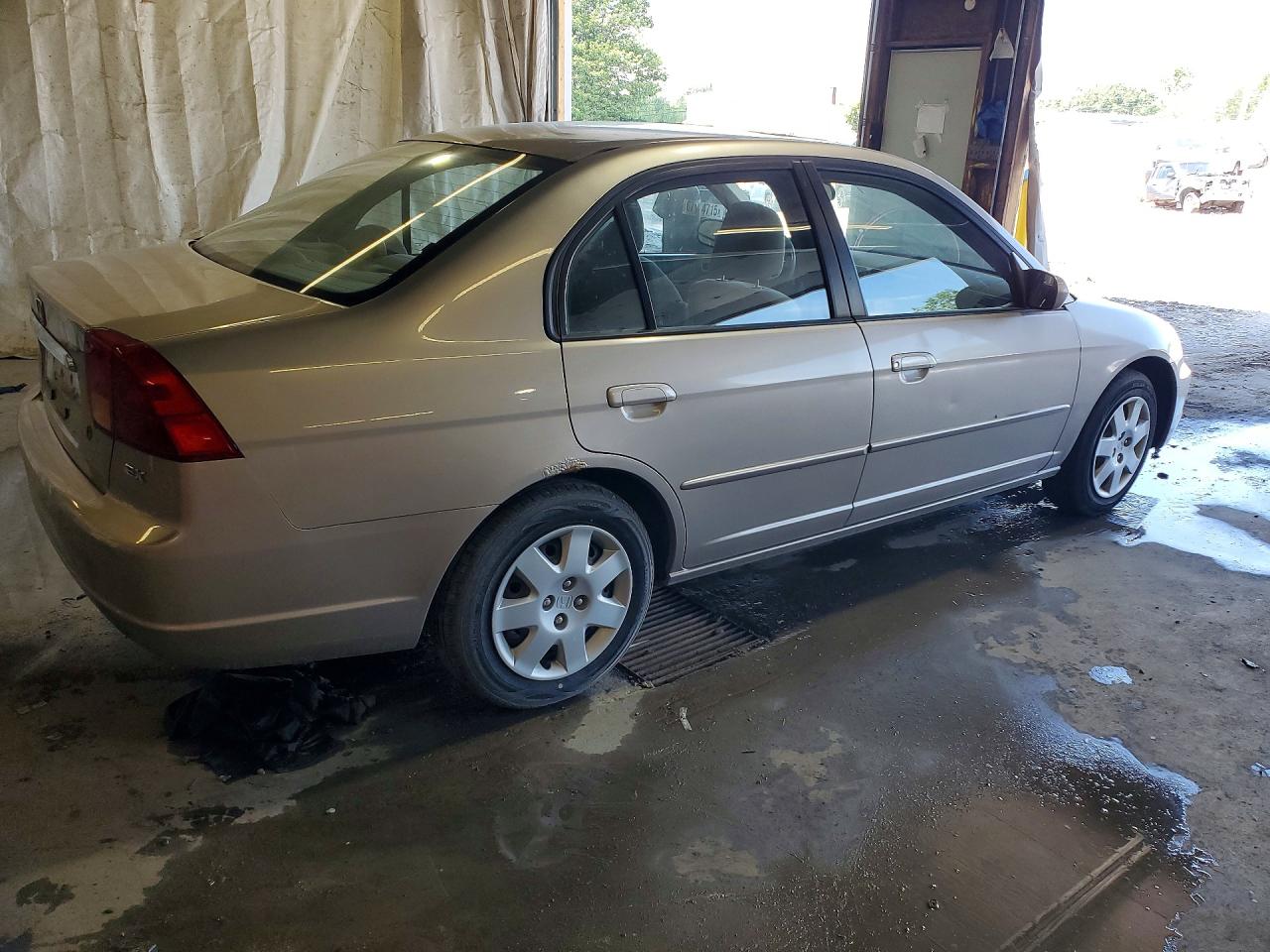 2001 Honda Civic Ex Tan vin: 2HGES26771H609990
