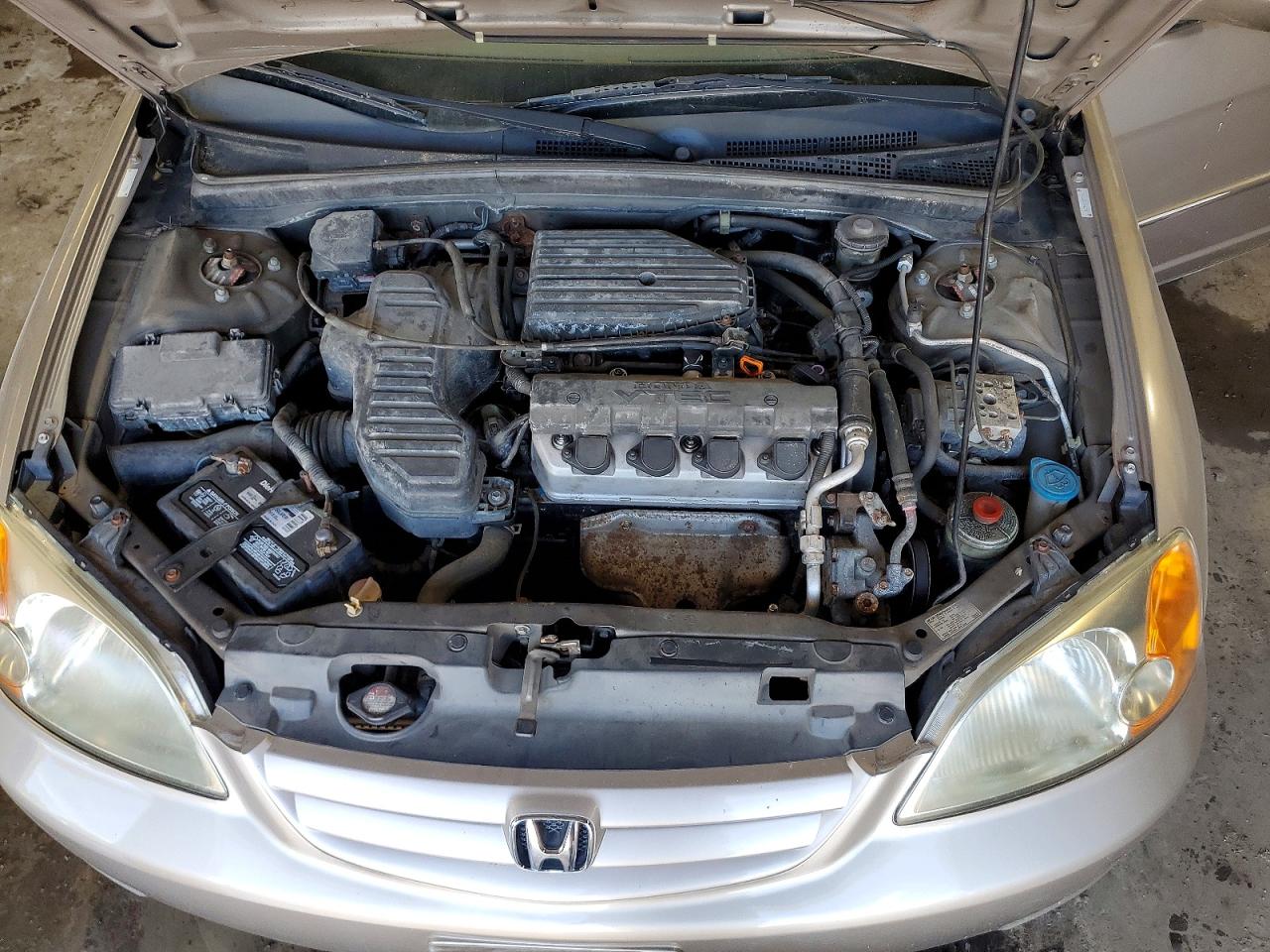 2001 Honda Civic Ex Tan vin: 2HGES26771H609990