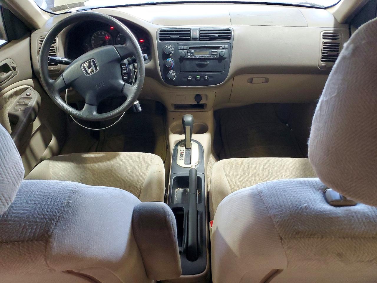 2001 Honda Civic Ex Tan vin: 2HGES26771H609990