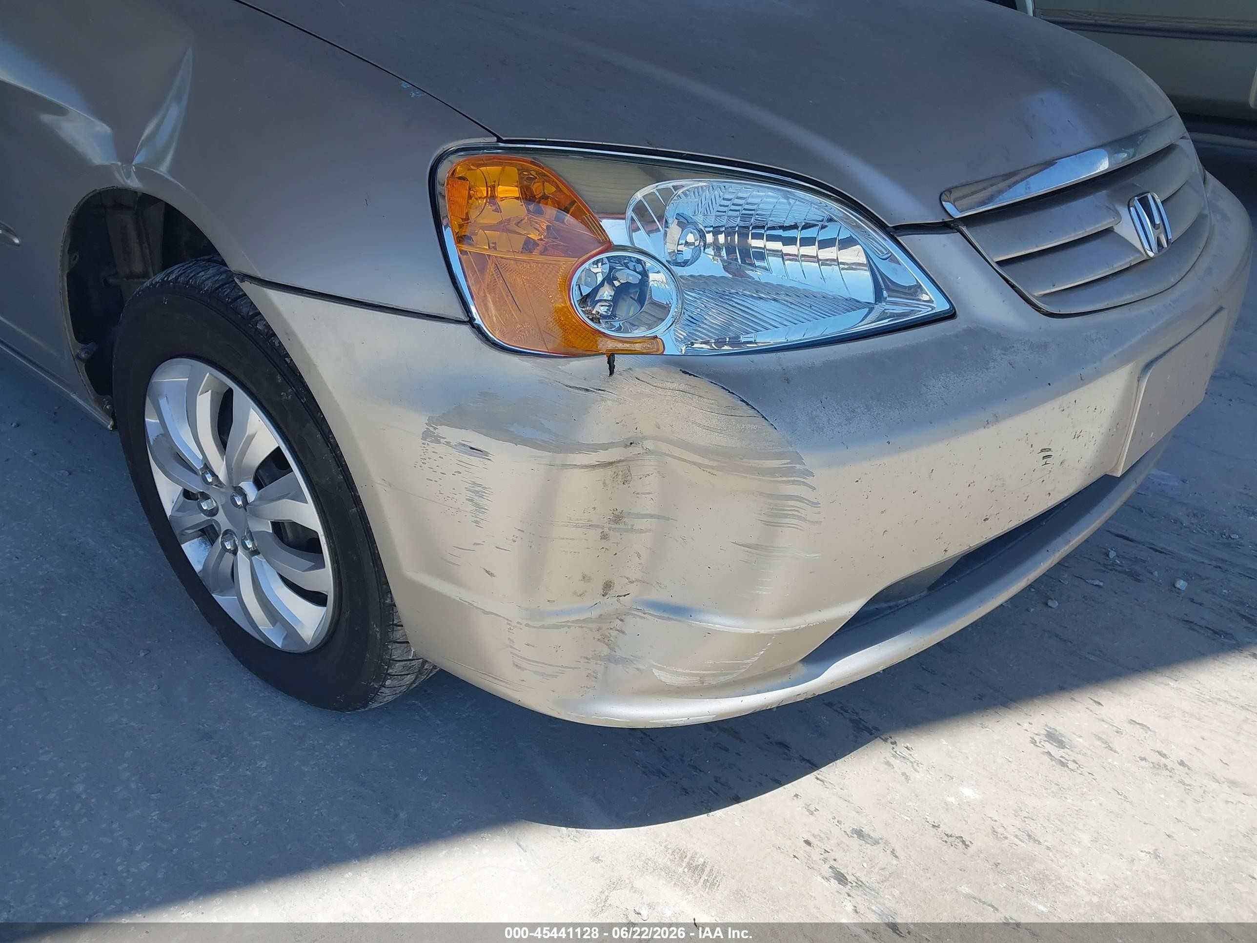 2002 Honda Civic Ex Tan vin: 2HGES26772H509695