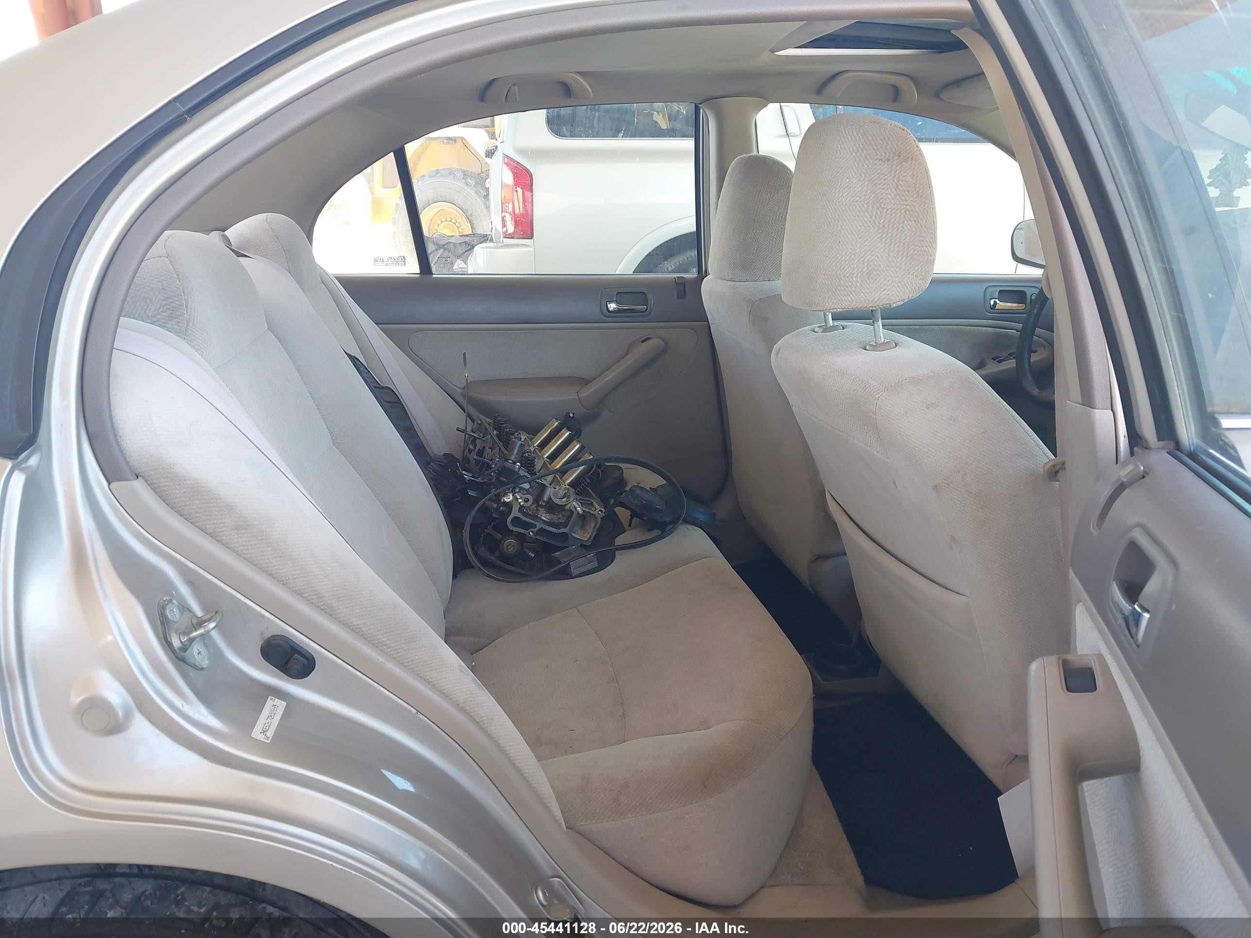 2002 Honda Civic Ex Tan vin: 2HGES26772H509695