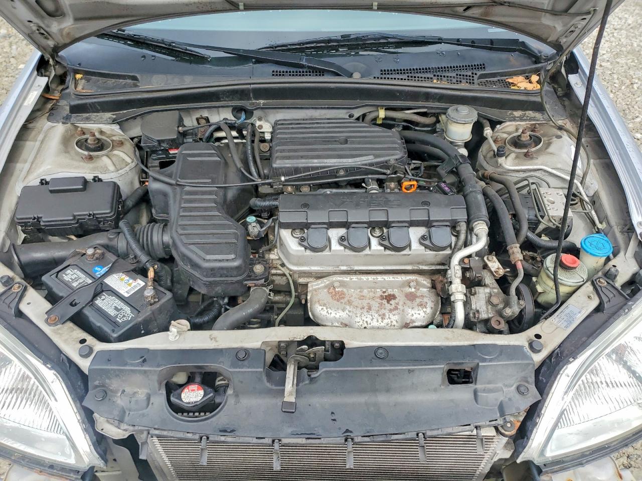 2003 Honda Civic Ex Silver vin: 2HGES26773H610916