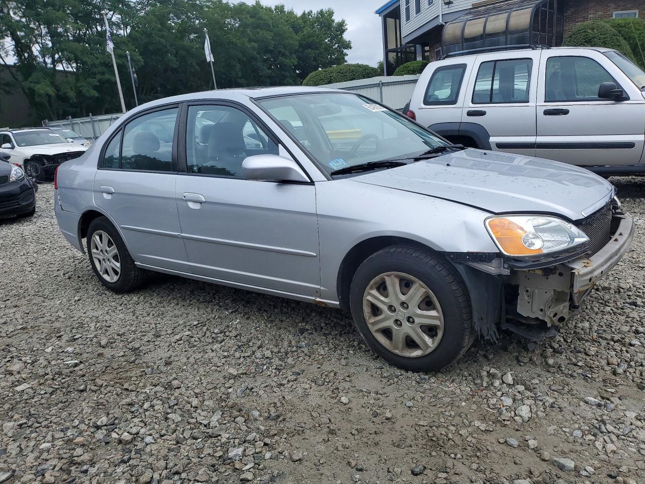 2003 Honda Civic Ex Silver vin: 2HGES26773H610916