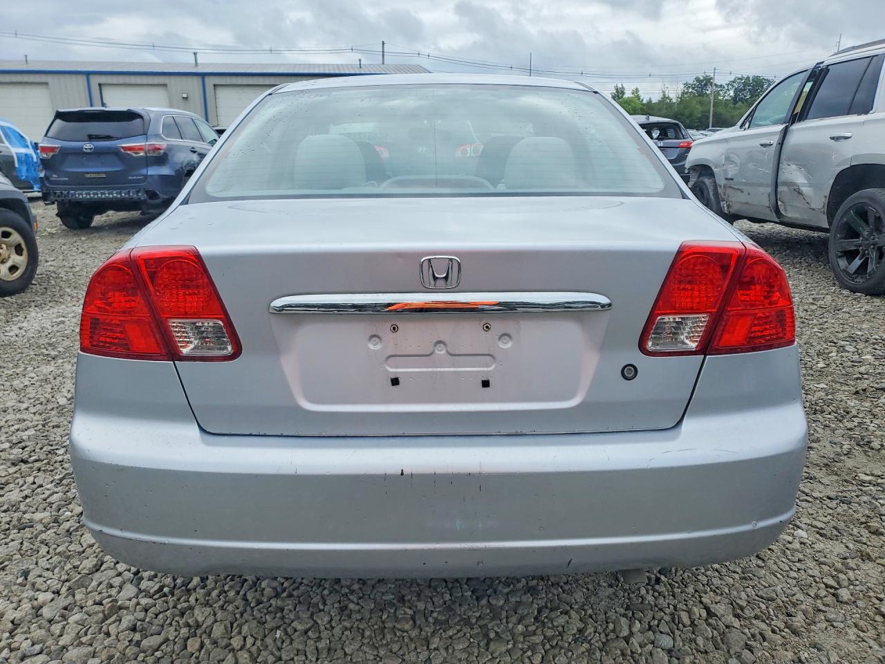2003 Honda Civic Ex Silver vin: 2HGES26773H610916