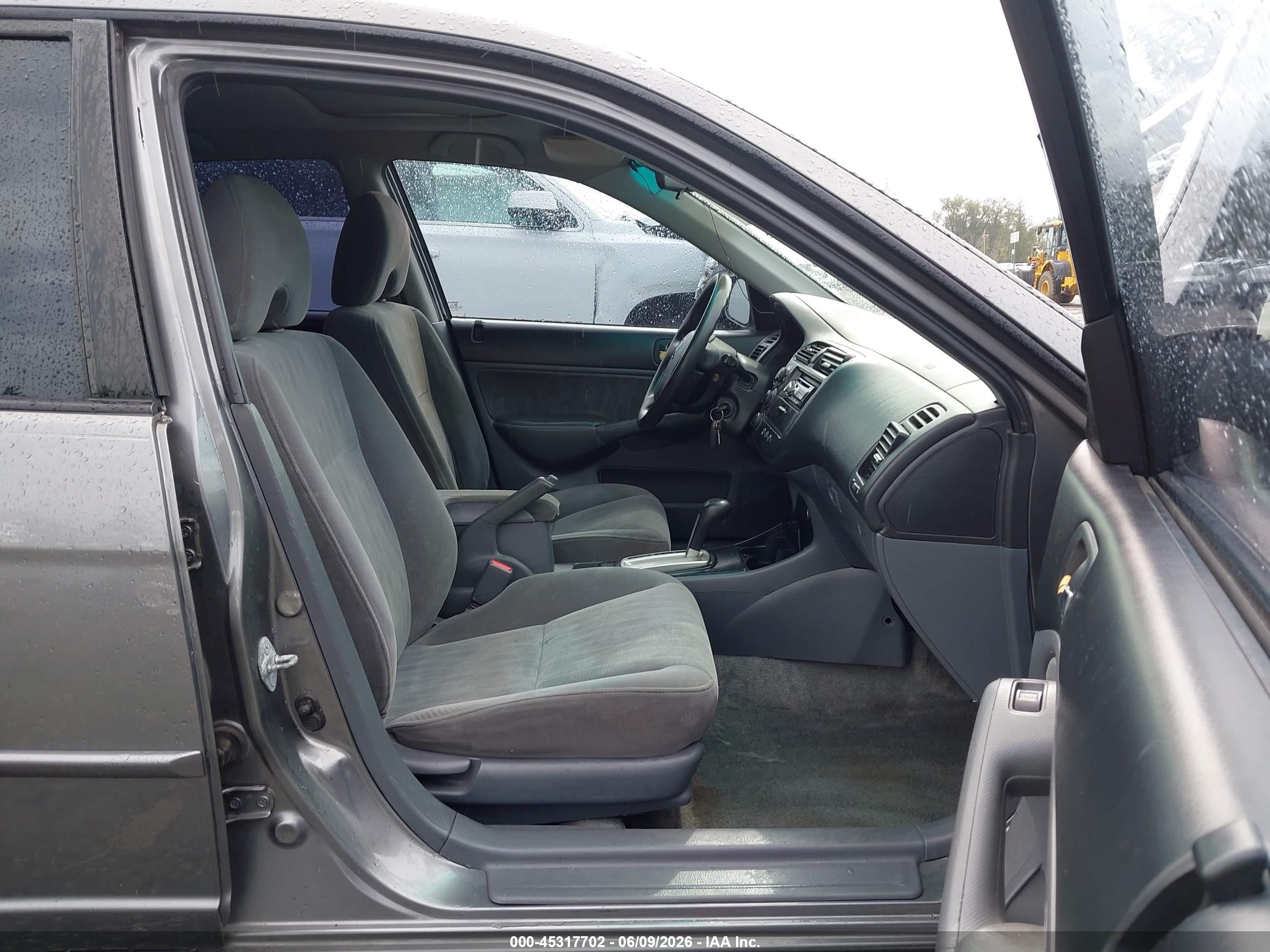 2004 Honda Civic Ex Gray vin: 2HGES26774H591348