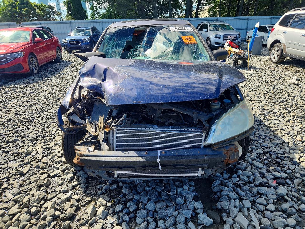 2005 Honda Civic Ex Blue vin: 2HGES26775H520006
