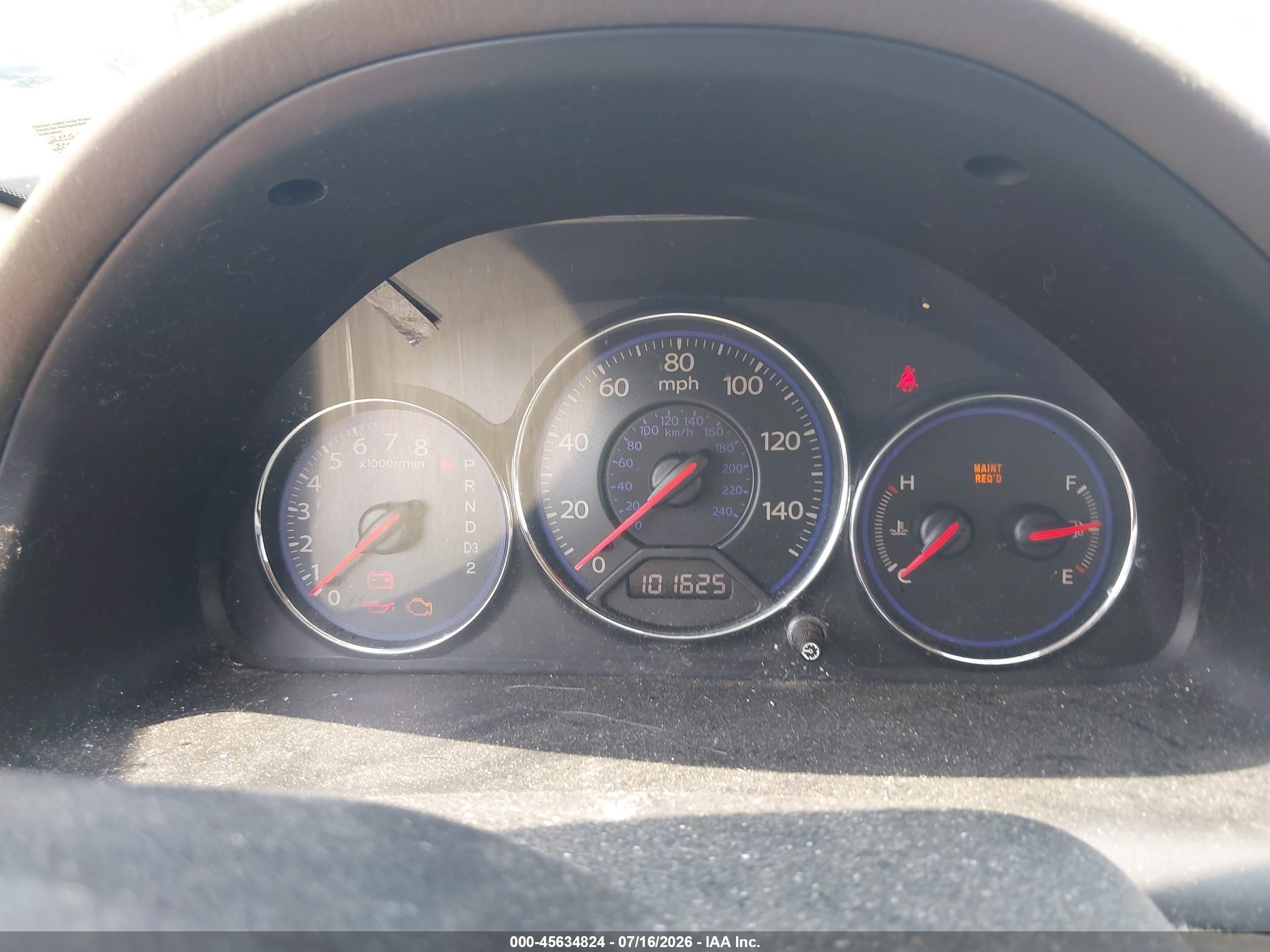 2005 Honda Civic Ex Темно-бордовый vin: 2HGES26775H531880