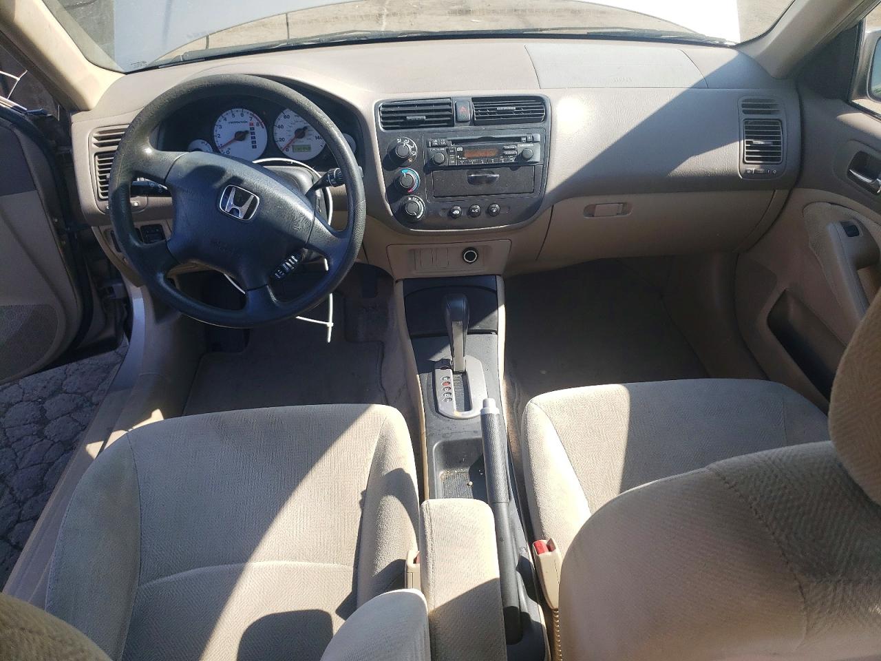 2002 Honda Civic Ex Tan vin: 2HGES26782H509639