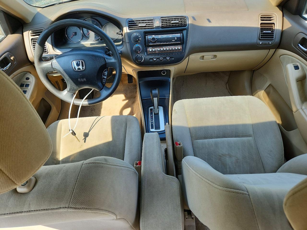 2003 Honda Civic Ex Tan vin: 2HGES26783H530797