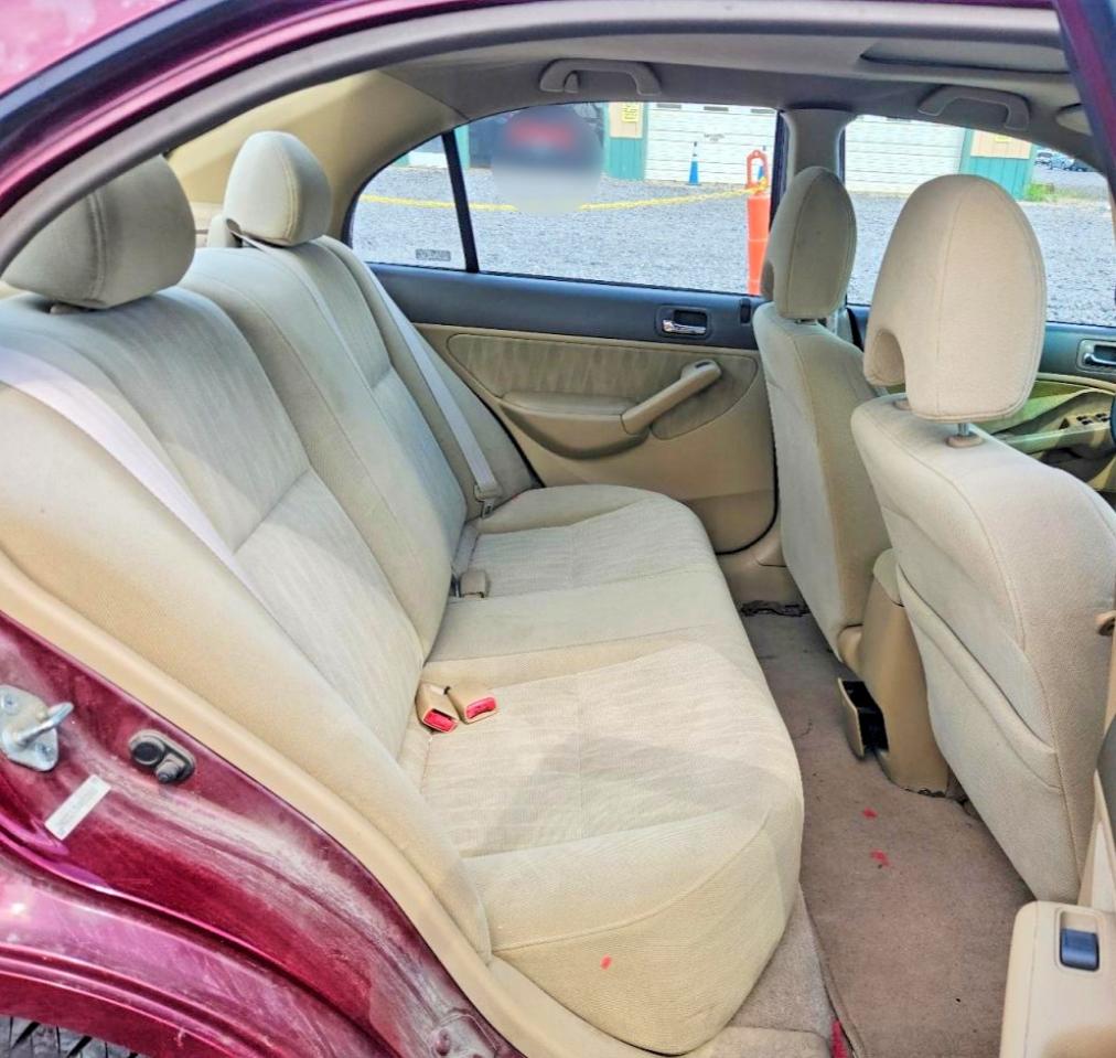 2004 Honda Civic Ex Burgundy vin: 2HGES26784H508980