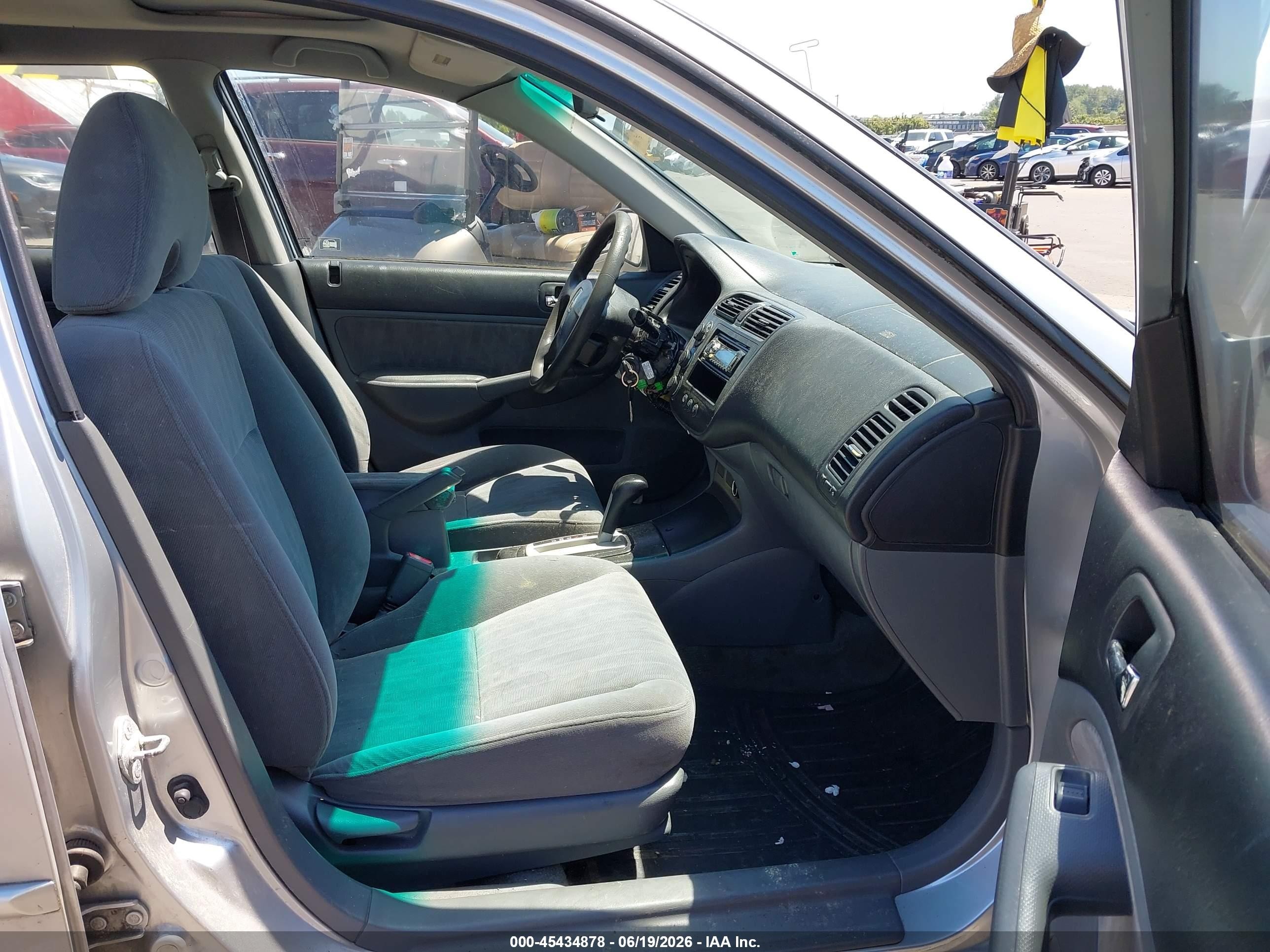 2004 Honda Civic Ex Silver vin: 2HGES26784H527769