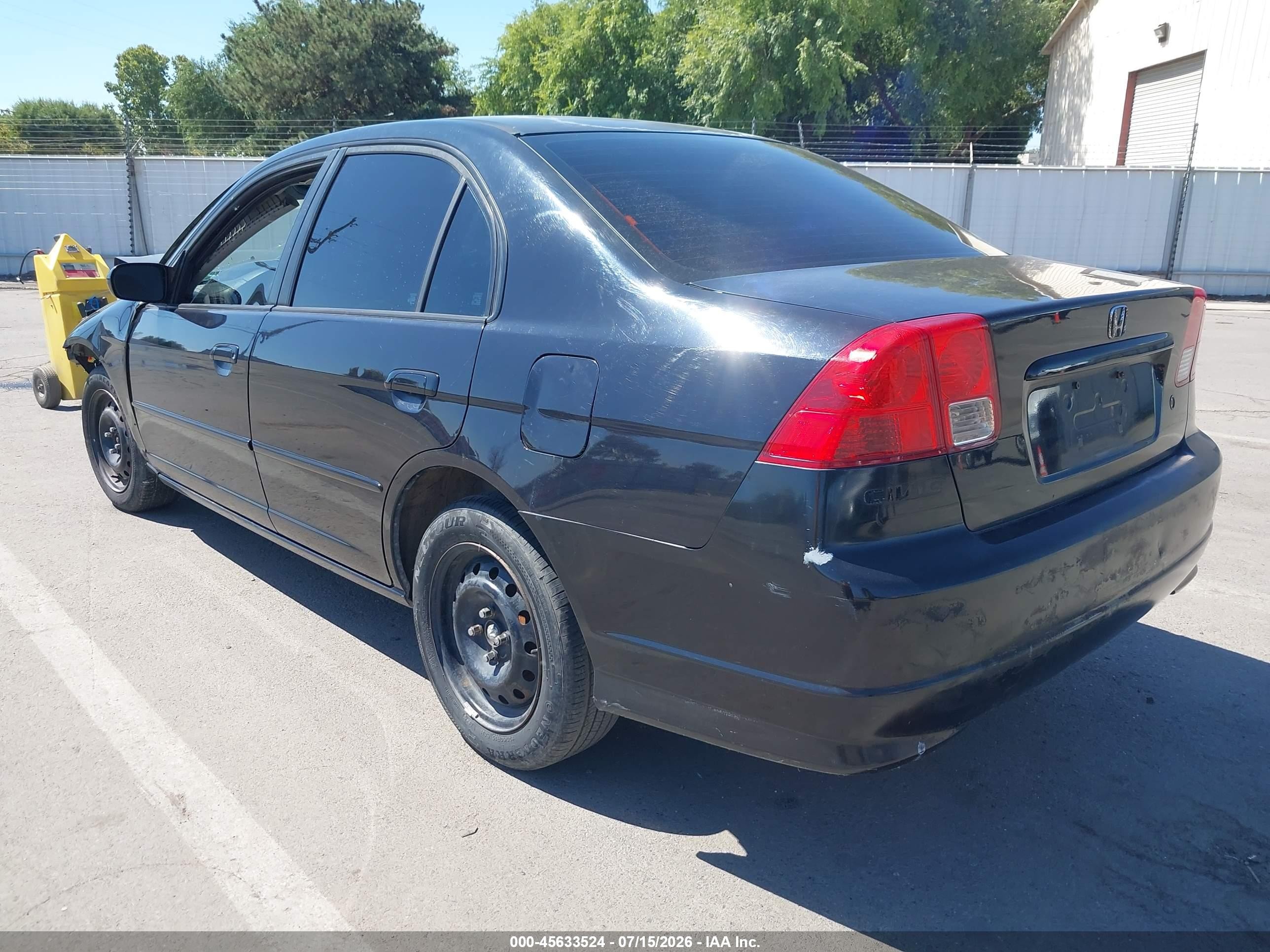 2004 Honda Civic Ex Black vin: 2HGES26784H565177