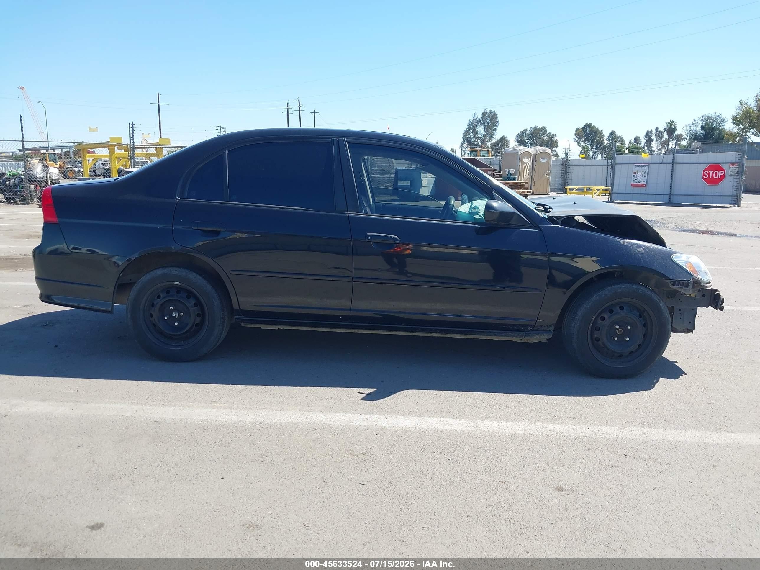 2004 Honda Civic Ex Black vin: 2HGES26784H565177