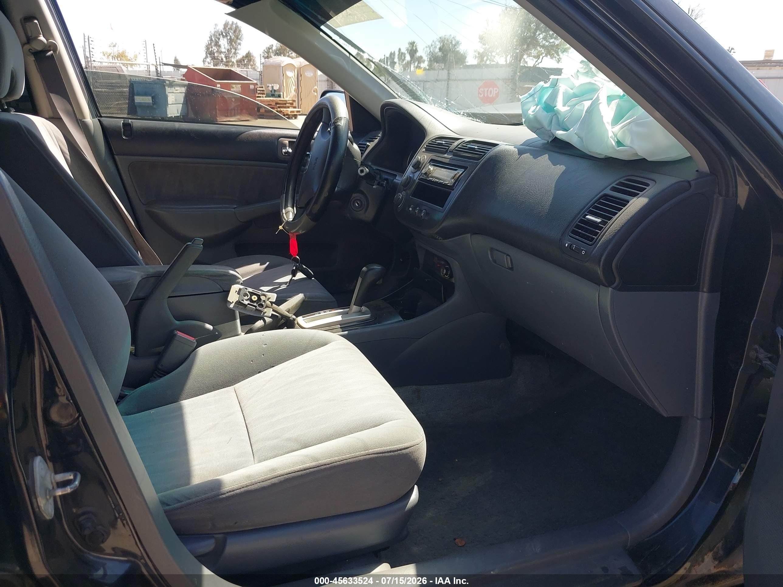 2004 Honda Civic Ex Black vin: 2HGES26784H565177