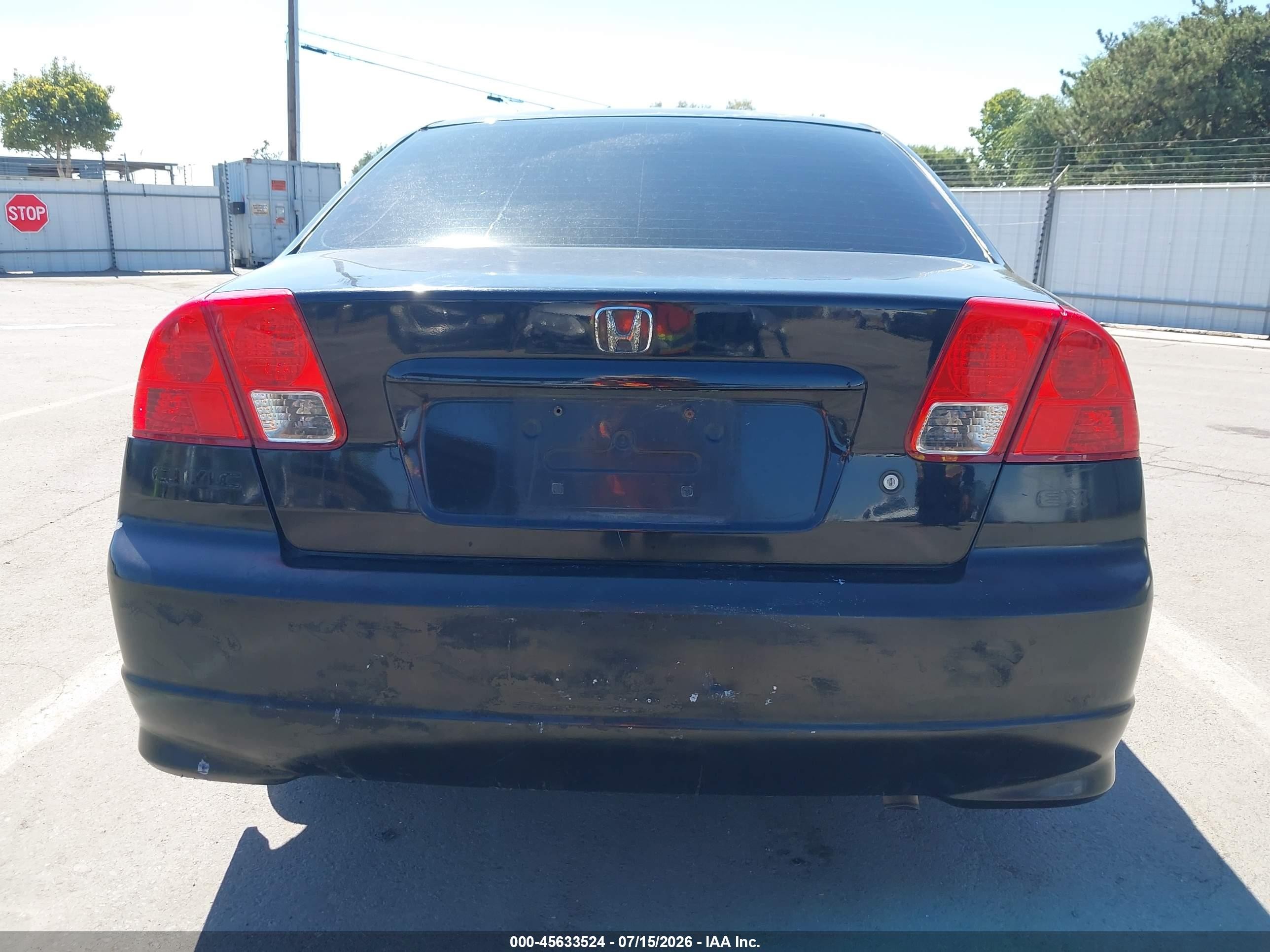 2004 Honda Civic Ex Black vin: 2HGES26784H565177