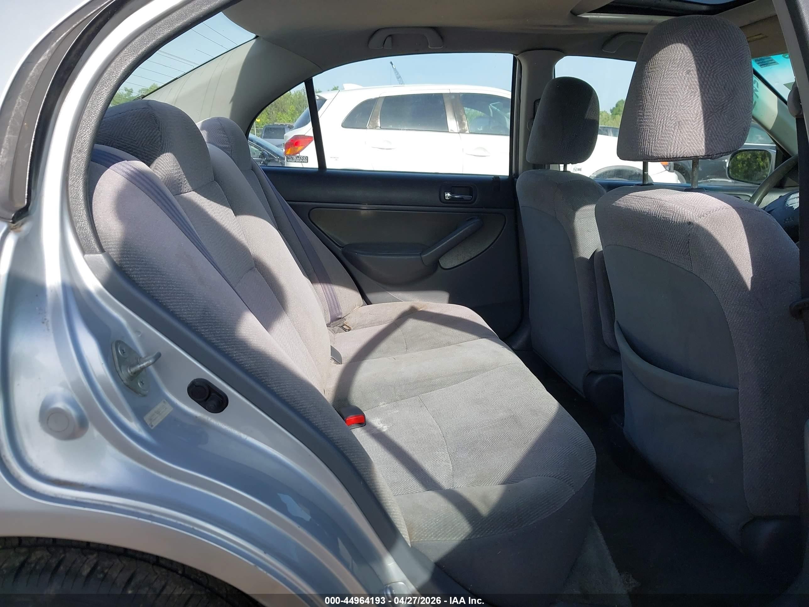 2002 Honda Civic Ex Серебряный vin: 2HGES26792H501453