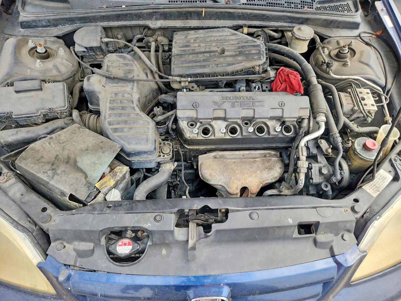 2002 Honda Civic Ex Blue vin: 2HGES26792H563967