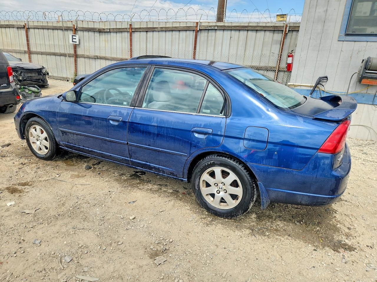 2002 Honda Civic Ex Blue vin: 2HGES26792H563967