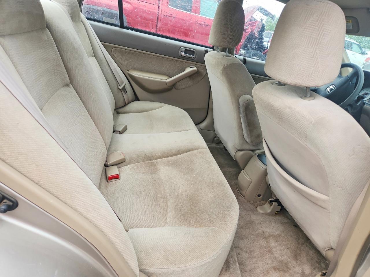 2002 Honda Civic Ex Beige vin: 2HGES26792H579151
