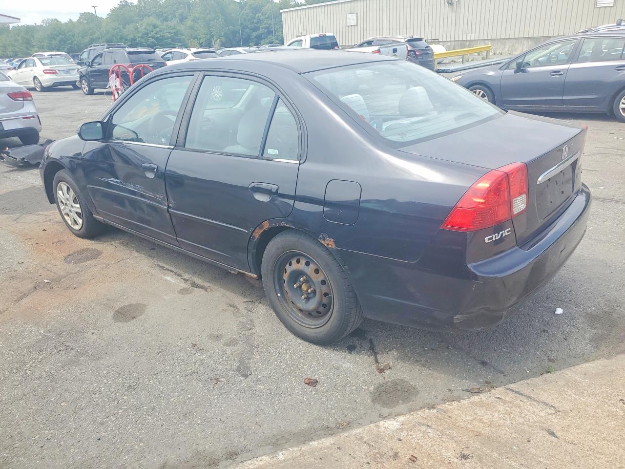 2003 Honda Civic Ex Черный vin: 2HGES26793H501079