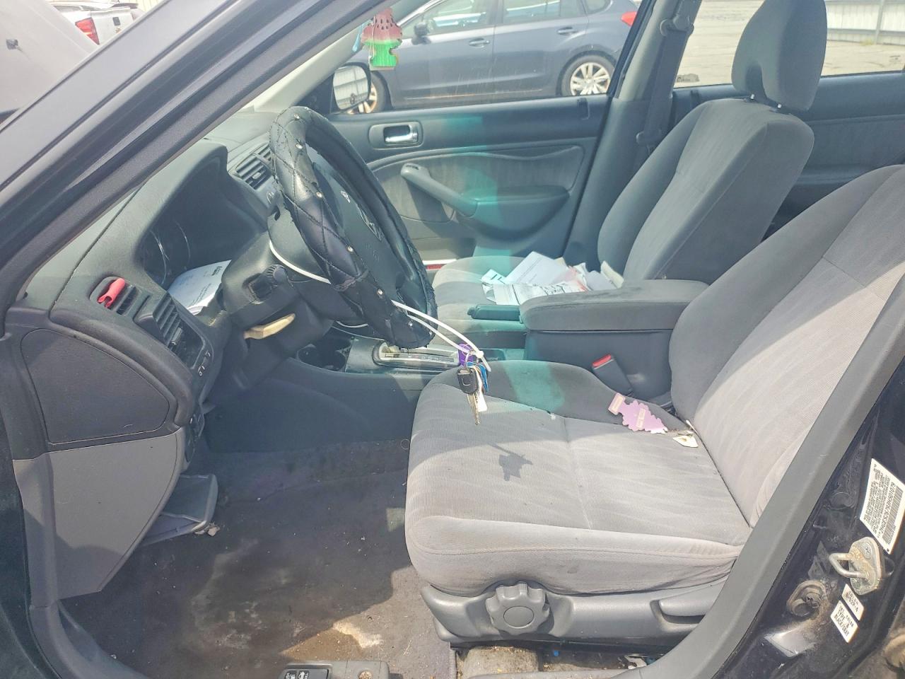 2003 Honda Civic Ex Черный vin: 2HGES26793H501079